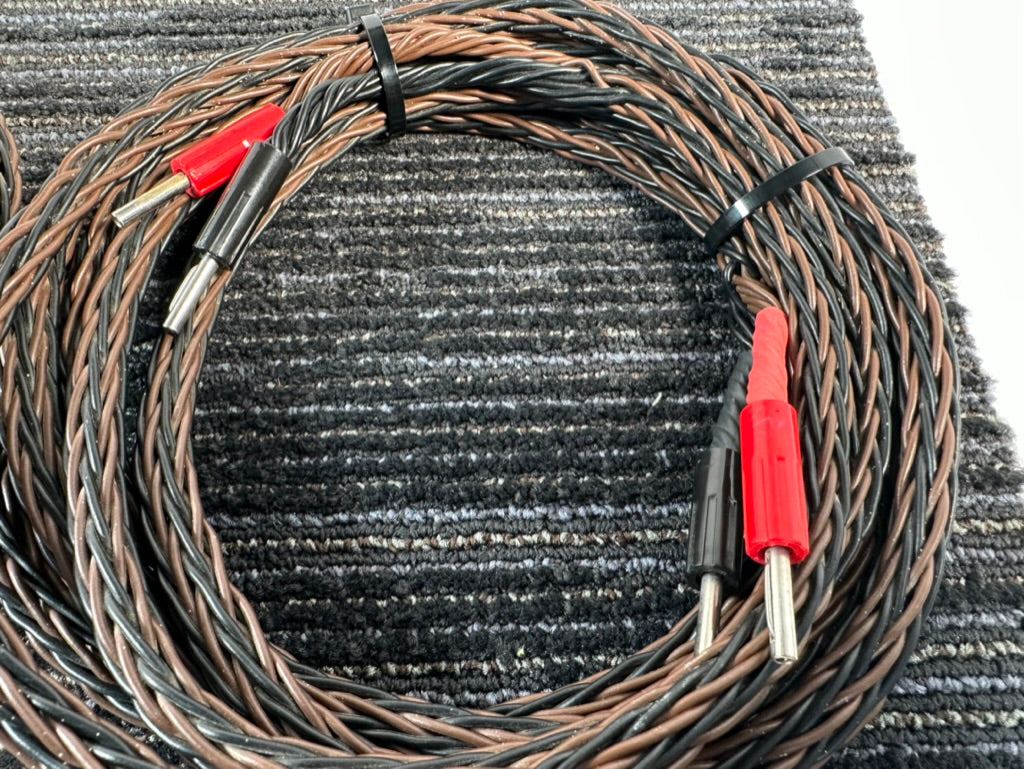 Kimber Kable 8PR Black & Brown Speaker Cables 8' Record Mart HiFi