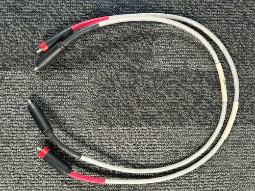 Signal Cable Silver Resolution RCA Interconnects w/ ETI Silver Bullet Plugs