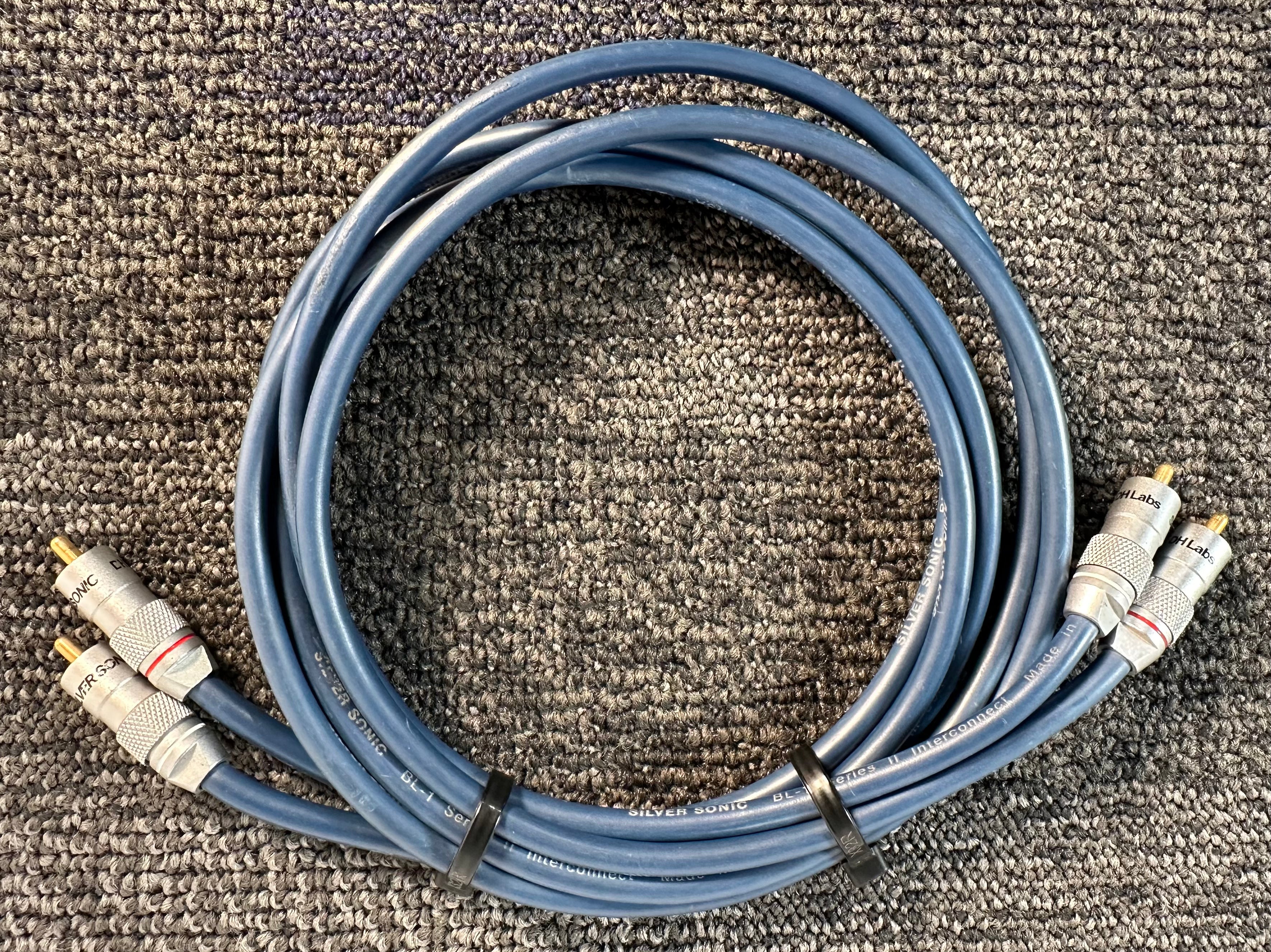 DH Labs Silver Sonic BL-1 Series II RCA Interconnects 1.5 Meters