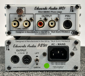 Edwards Audio MC1 Phono Stage & PSU1 Power Supply