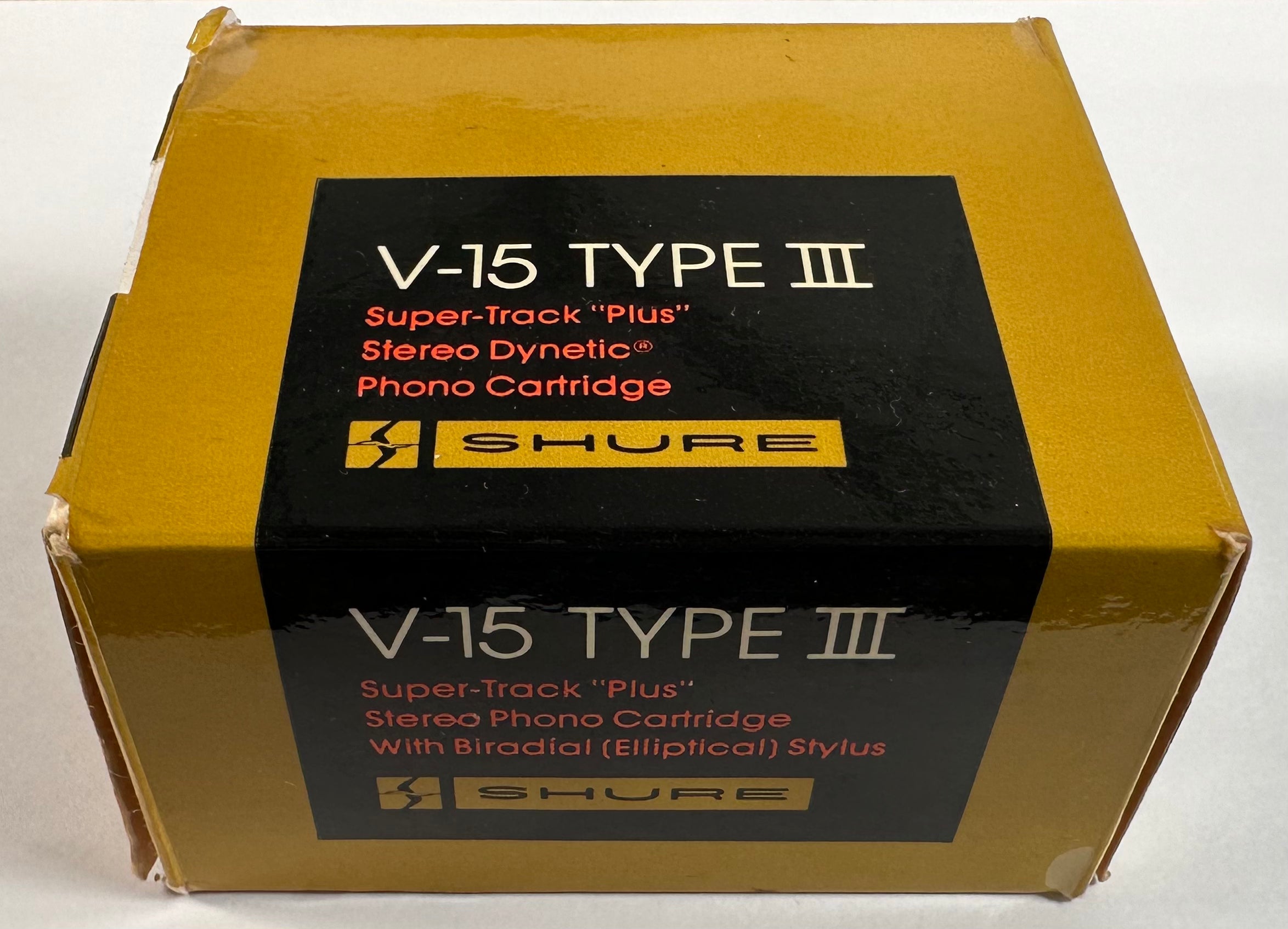 Shure V15 Type III Phono Cartridge with Stylus and New Pfanstiehl Styl
