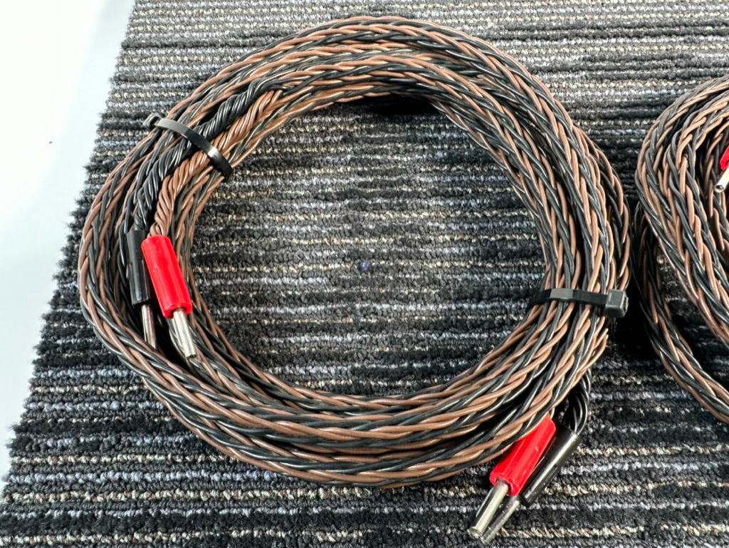 Kimber Kable 8PR Black & Brown Speaker Cables 8' Record Mart HiFi