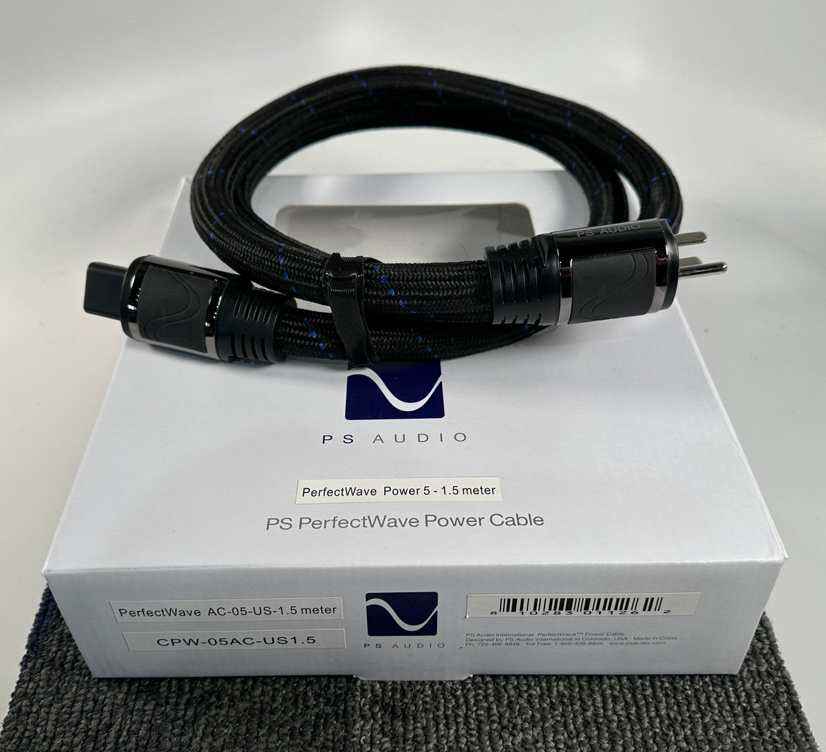 PS Audio PerfectWave Power 5 cable 1.5m AC5 power cord Record Mart HiFi