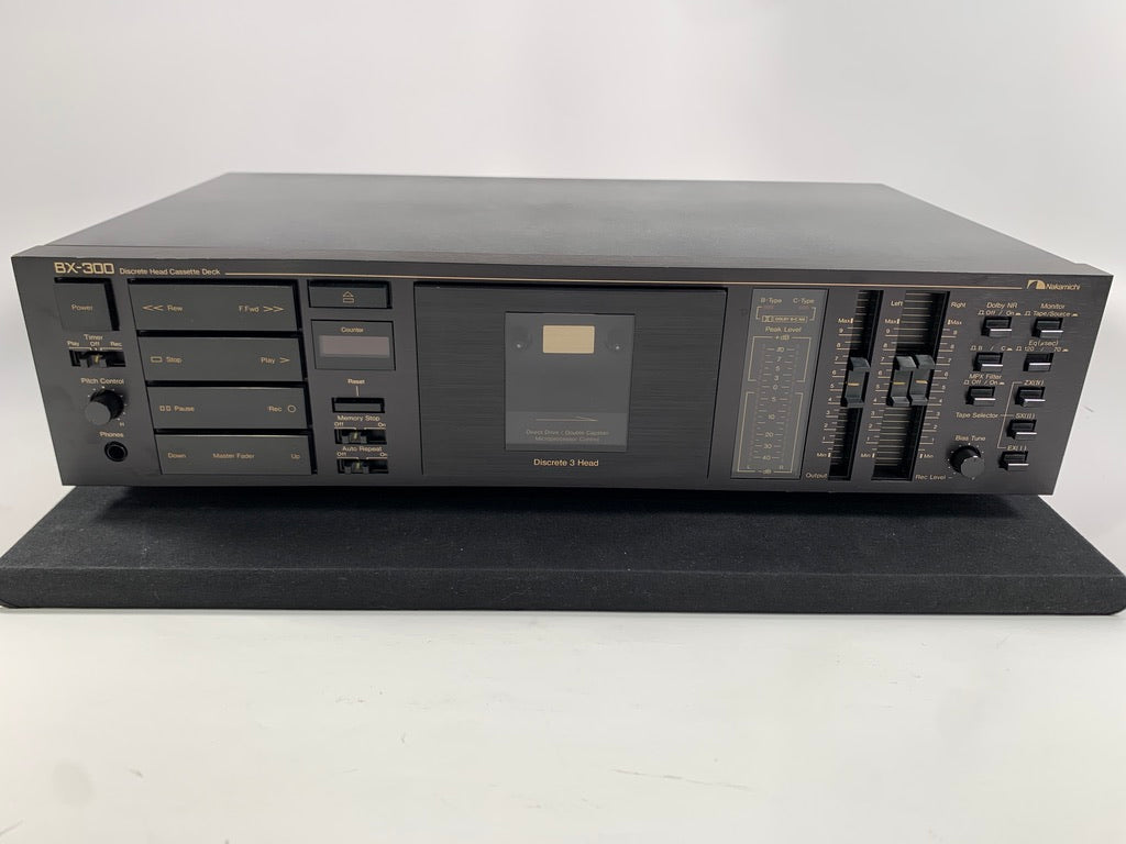 Nakamichi BX-300 Discrete 3 Head Cassette Deck w/Idler gear Fully