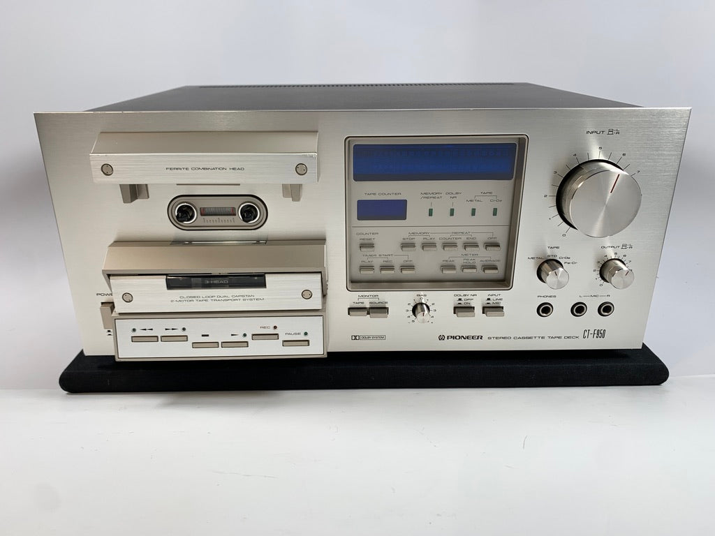 PIONEER CT-F950 3 HEAD CASSETTE DECK – Record Mart HiFi