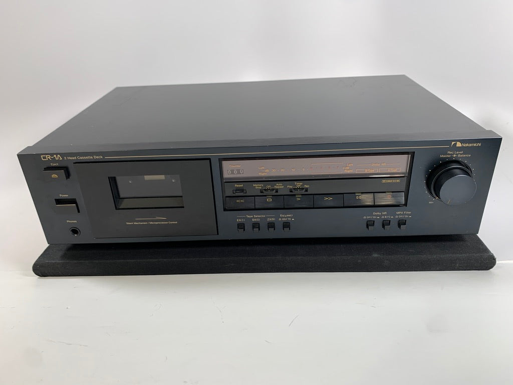 NAKAMICHI CR-1A 2 HEAD CASSETTE DECK SERVICED – Record Mart HiFi