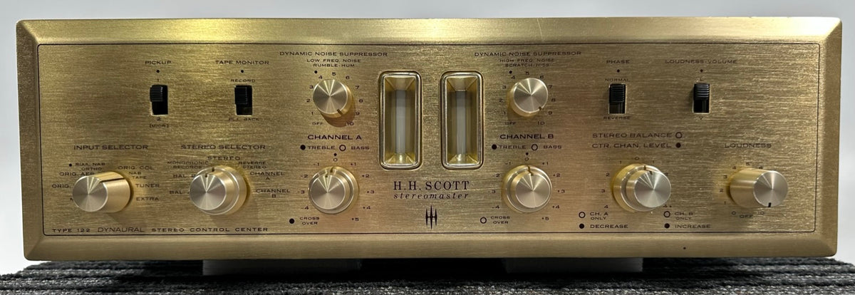 HH Scott Type 122 Dynaural Stereo Control Center Preamplifier