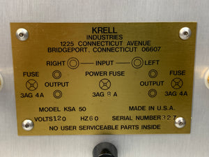 Krell KSA-50 POWER AMPLIFIER