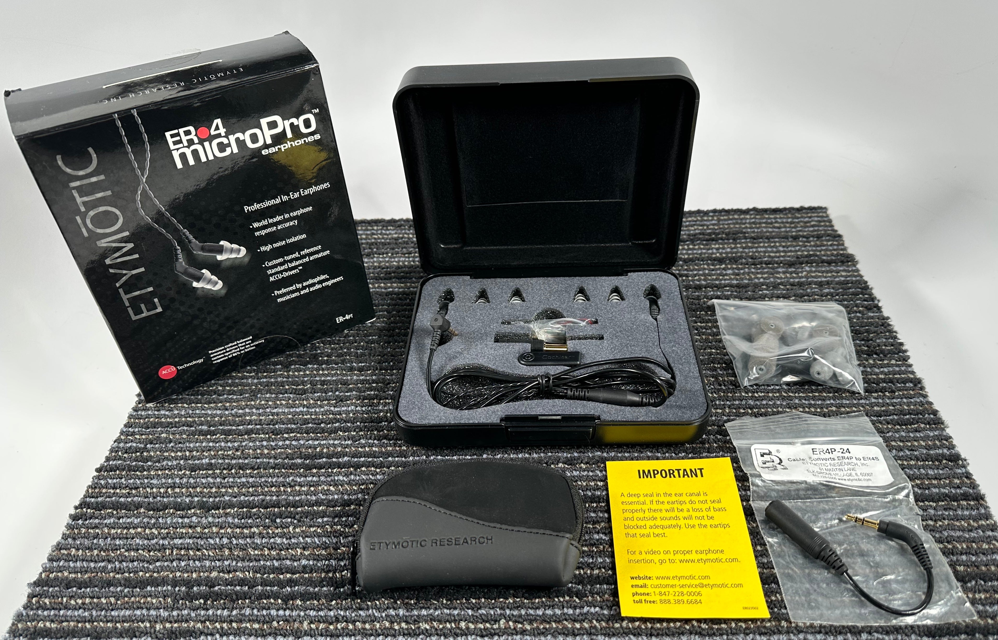 Etymotic ER4 PT Inear Earphones – Record Mart HiFi