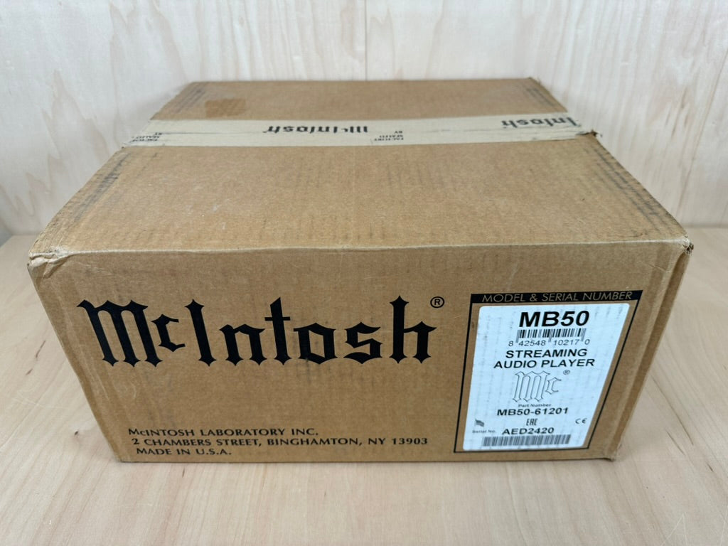 Mcintosh MB50 Streaming Audio Player New In Box