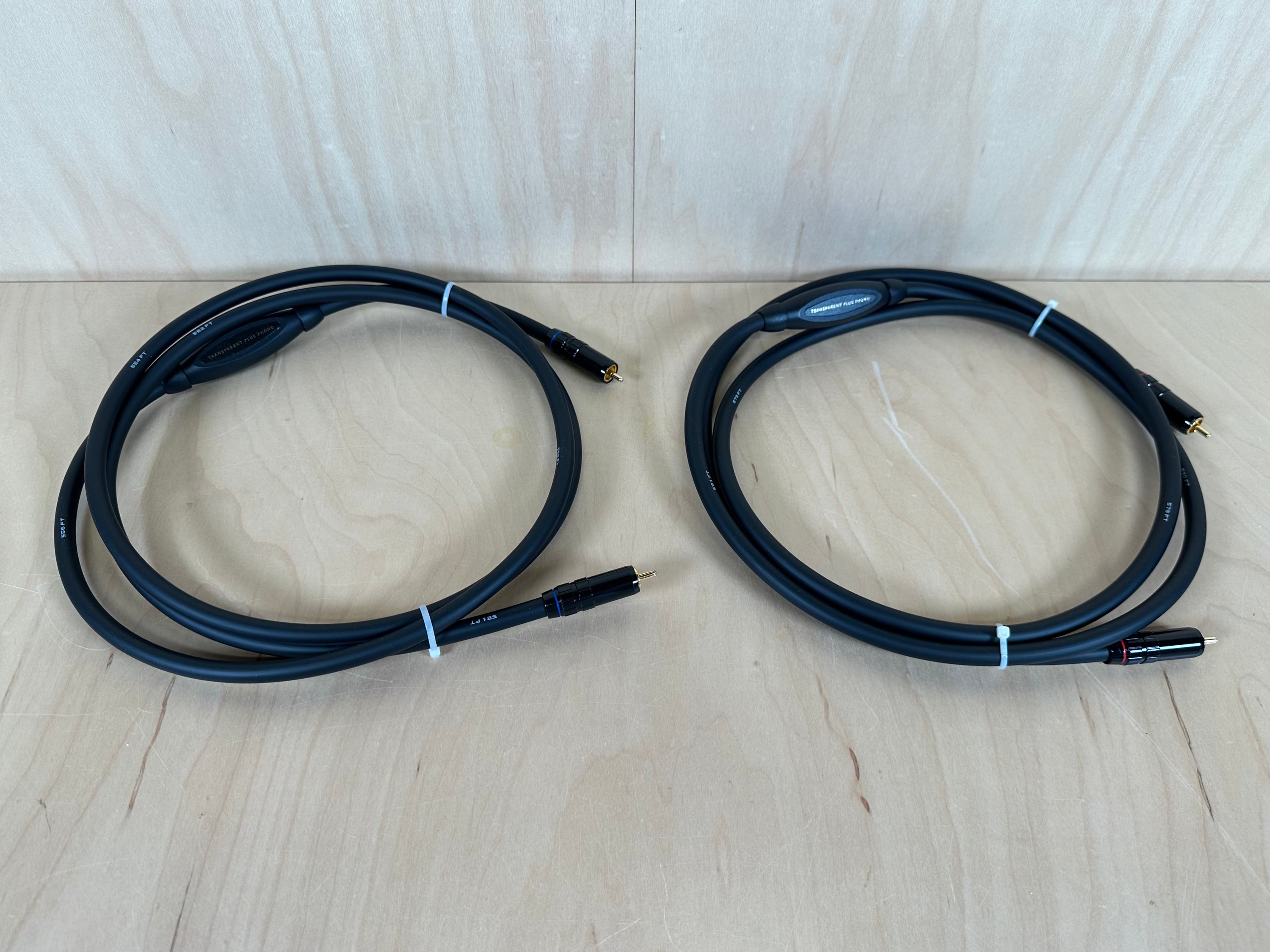 Transparent Audio Musiclink Plus Phono Gen 5 Interconnects 2 Meters RCA