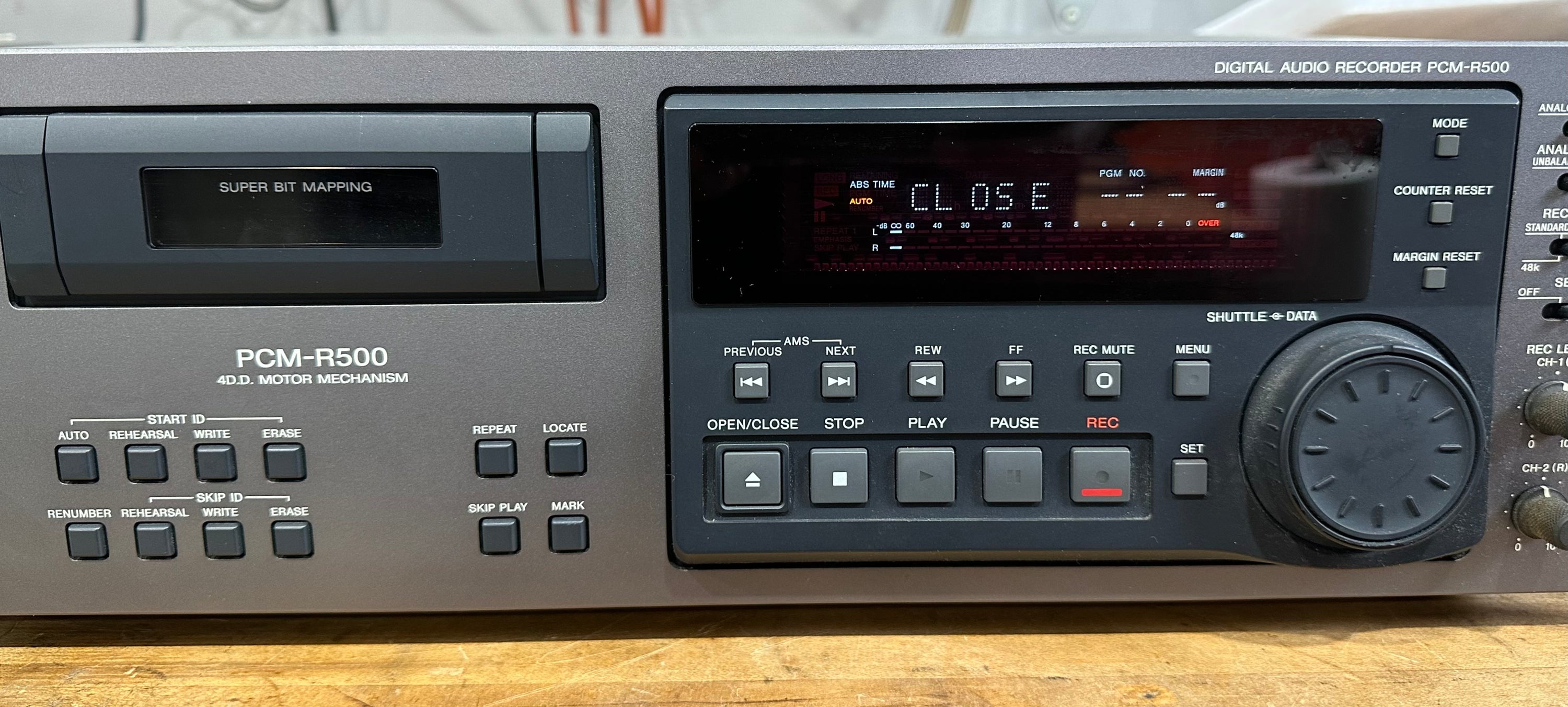 Sony PCM-R500 DAT Digital Audio Recorder For Parts