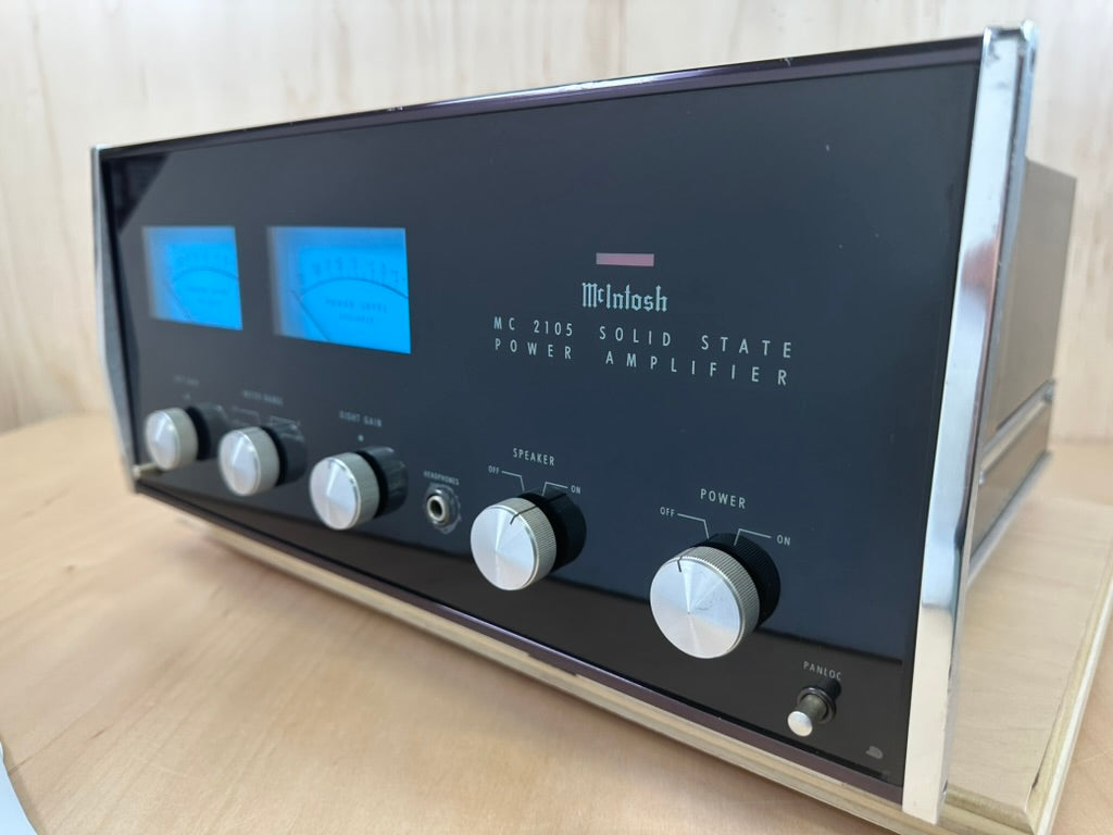 Mcintosh MC2105 Amplifier Serviced w/New Factory Box – Record Mart