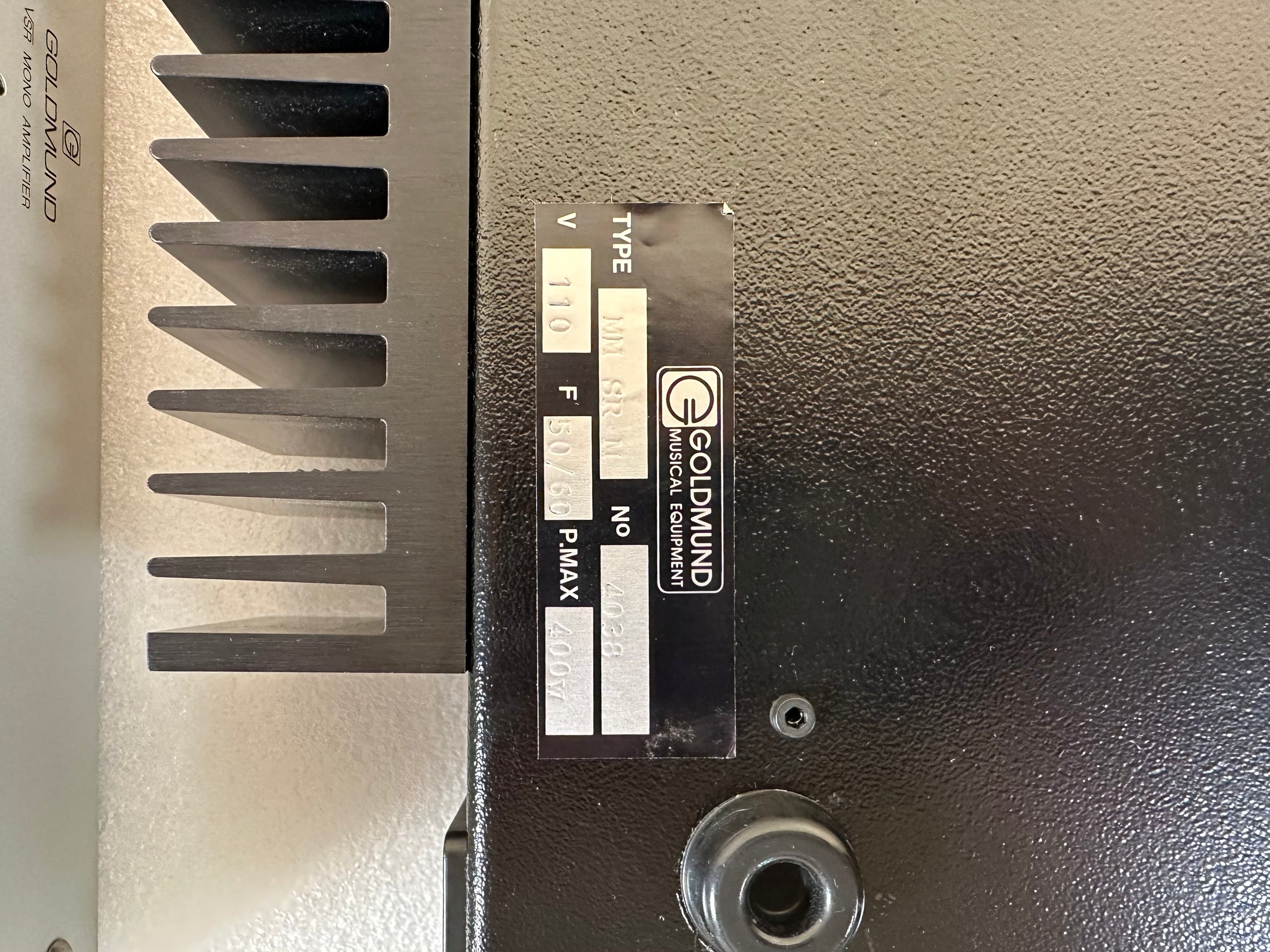 Goldmund VSR Mono Amplifiers