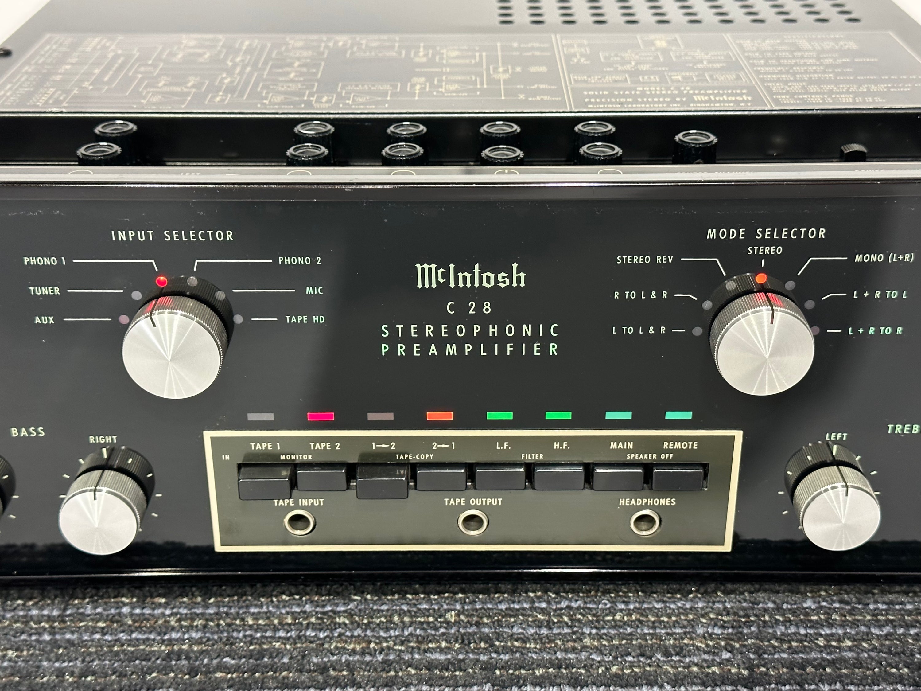 Mcintosh C28 Preamplifier Serviced w/New Factory Box