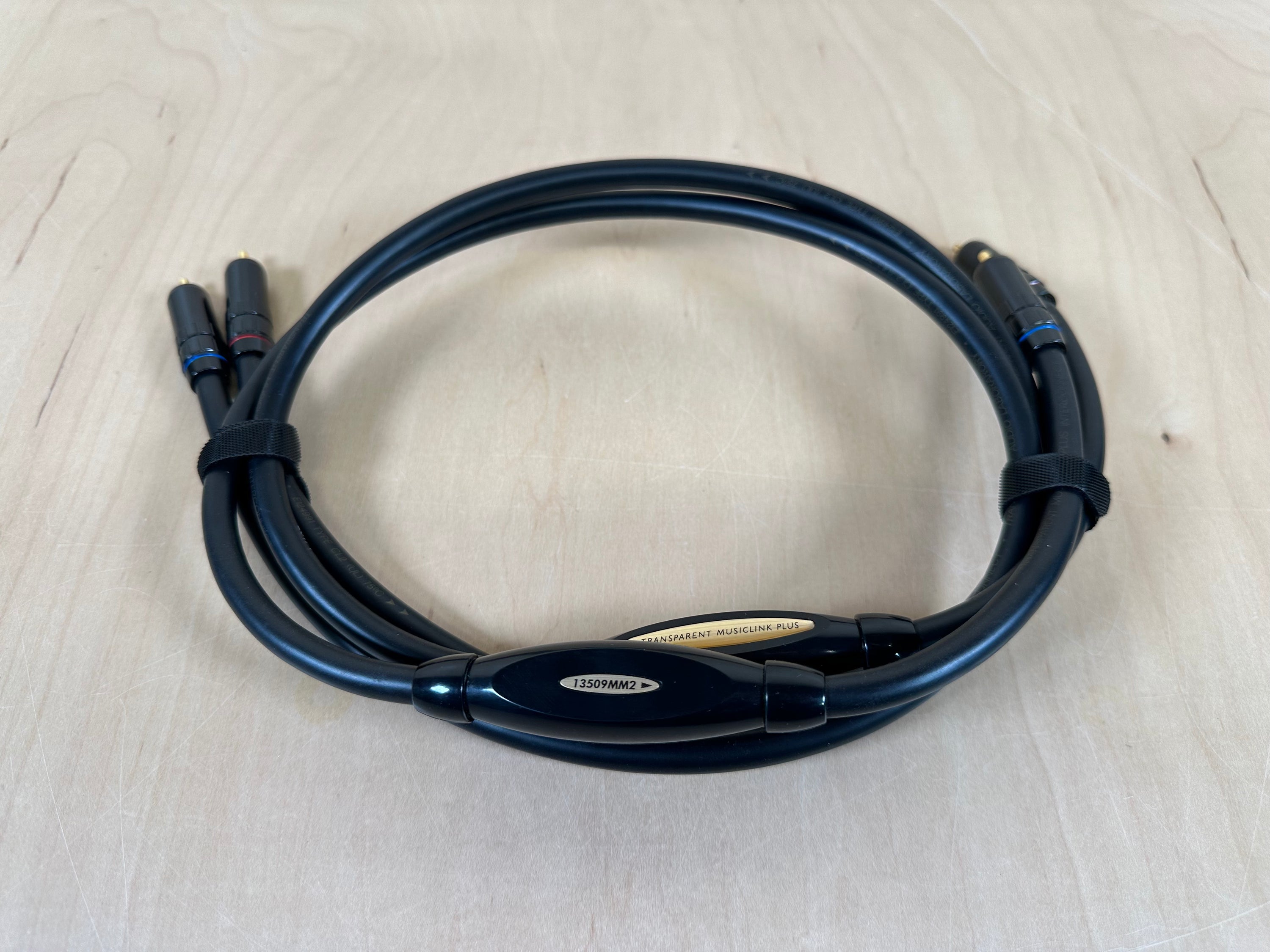 Transparent Audio Musiclink Plus MM2 RCA Interconnects 1 Meter