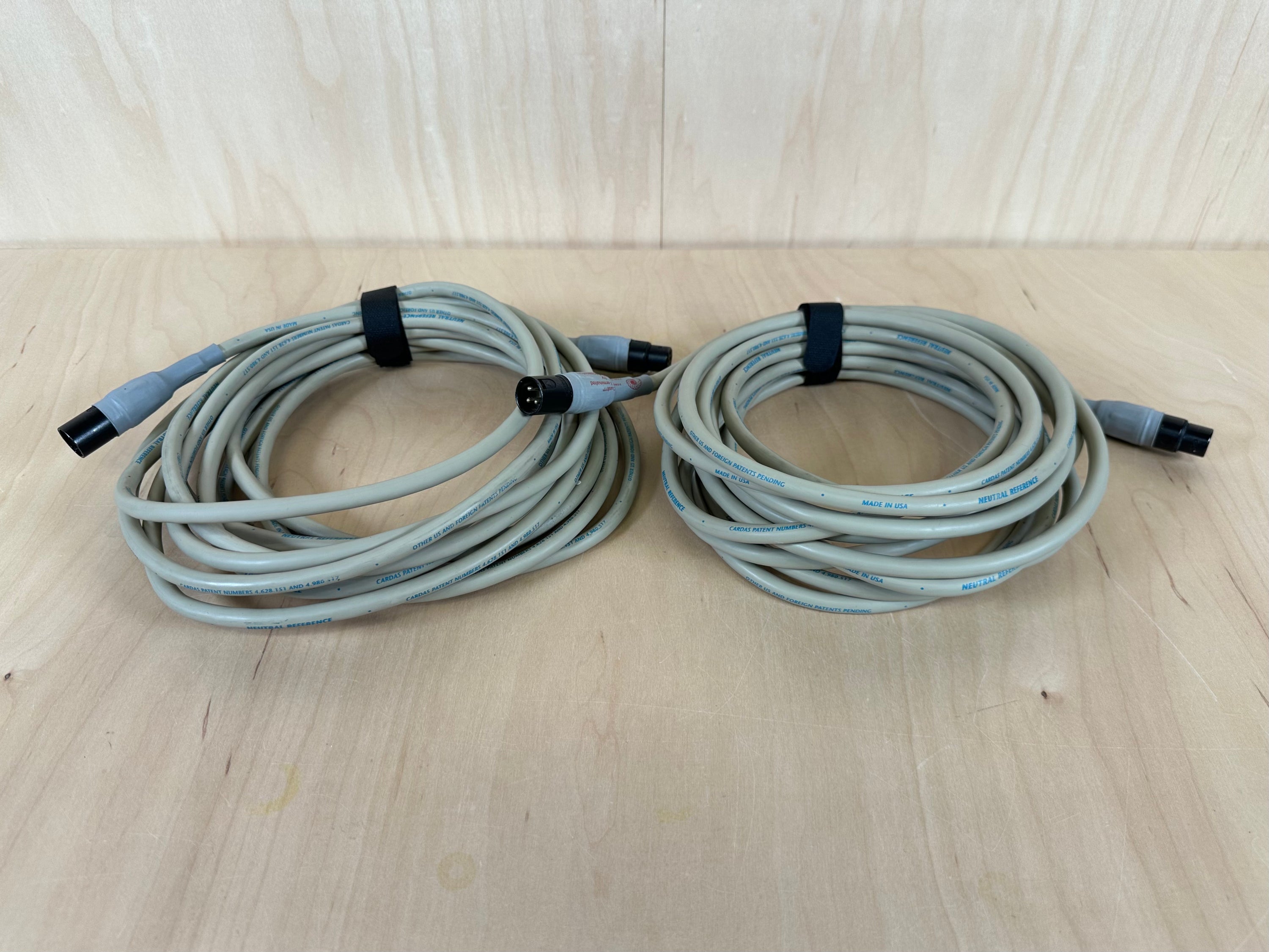 Cardas Neutral Reference XLR Cables Balanced Interconnects 23' Pair