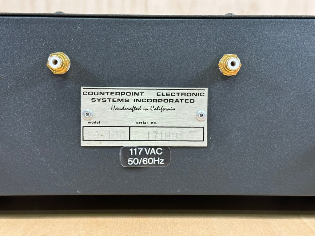 Counterpoint SA-100 For Parts or Repair