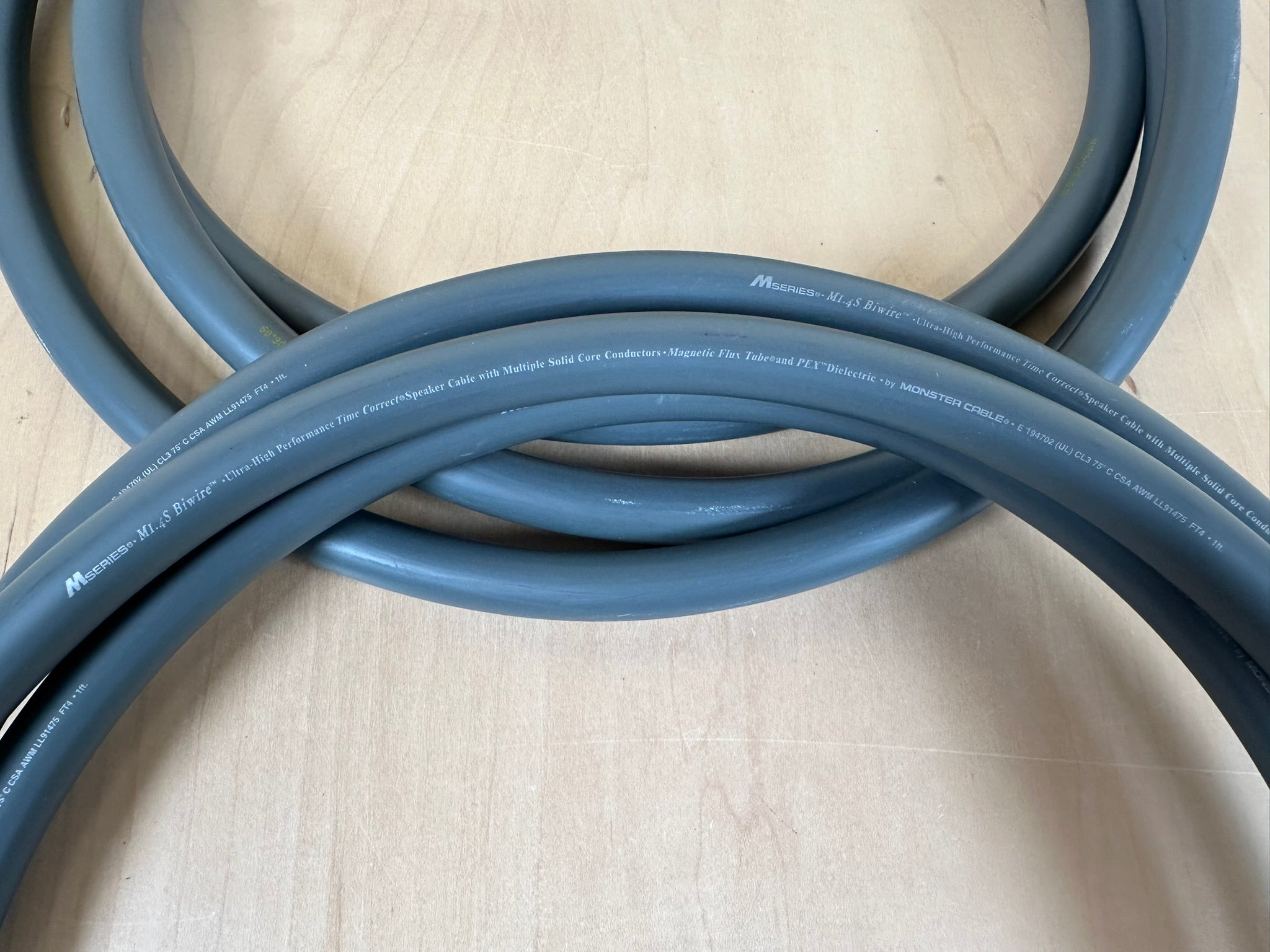 Monster Cable M Series M1.4S Biwire 10' Speaker Cables