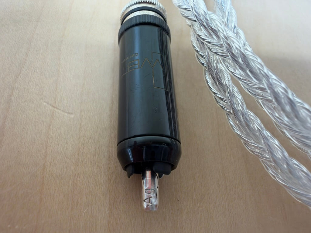 Kimber Kable TGDL 2 Meter RCA Digital/Analog Interconnect WBT-0102 Ag fittings (single cable)