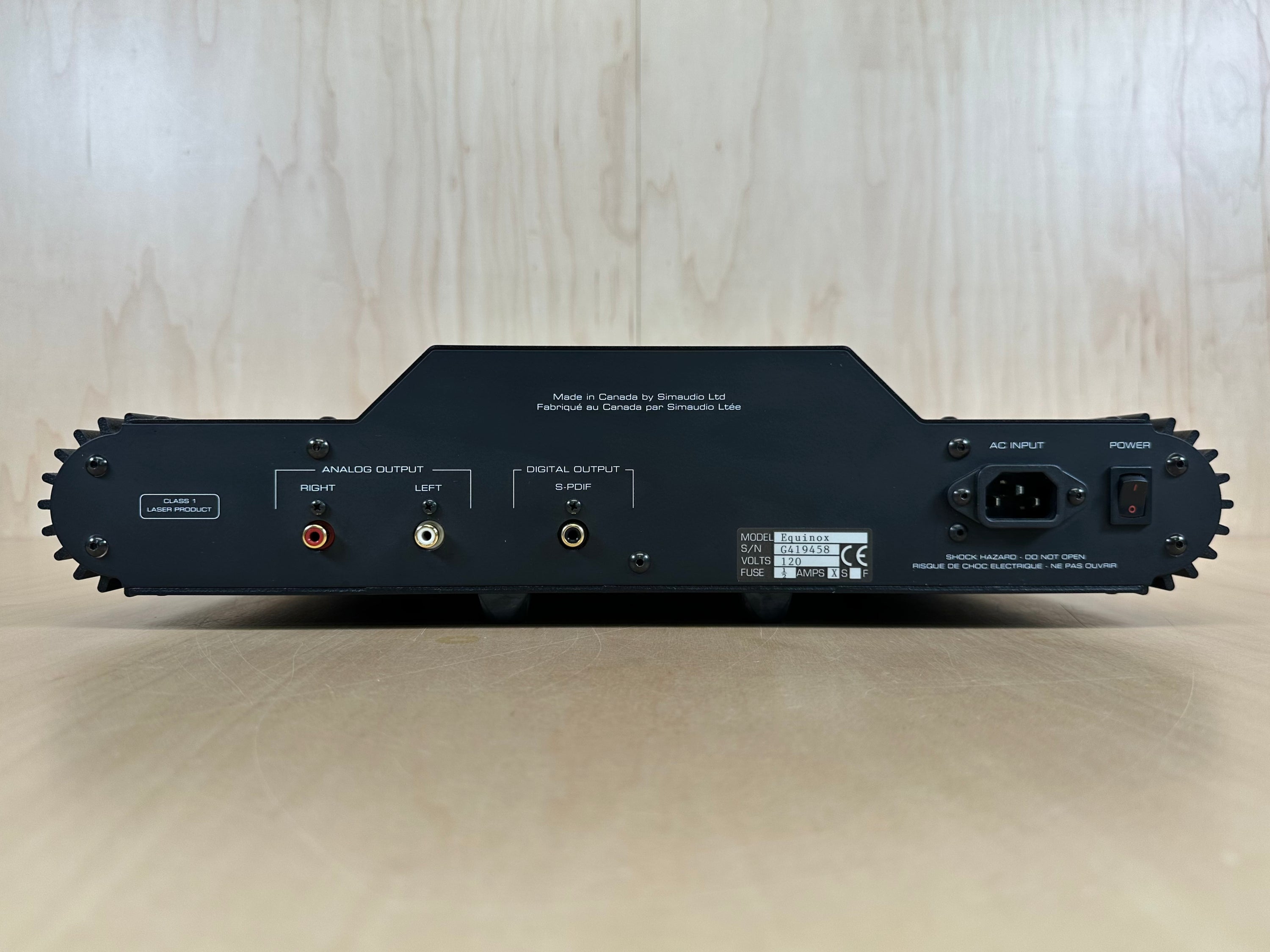 Simaudio Moon Equinox CD Player w/Remote and Factory Box