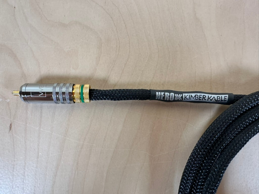 Kimber Kable Hero Interconnect w/WBT-0108 RCA Fittings 2 Meters