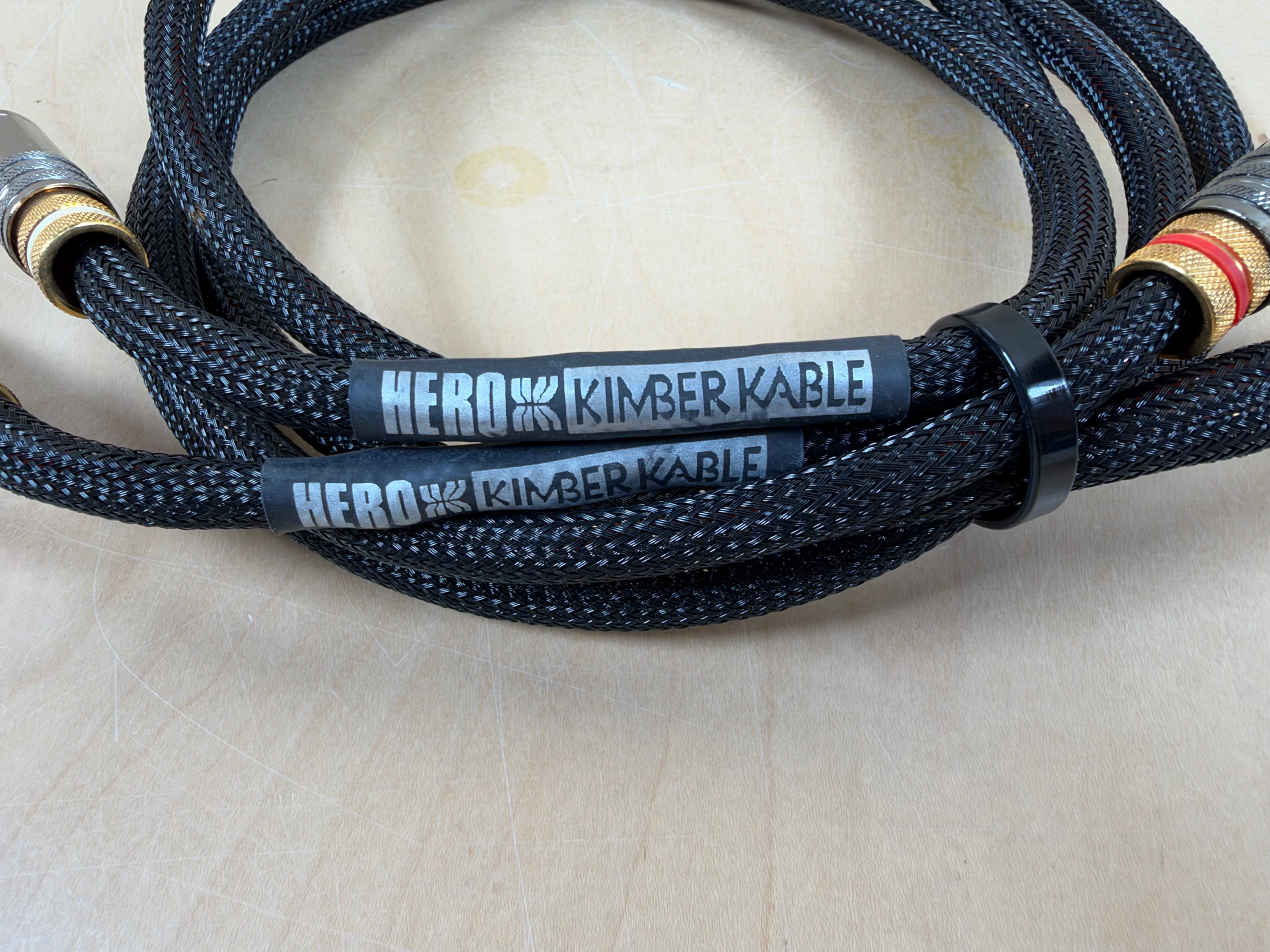 Kimber Kable Hero RCA Interconnects w/WBT-0108 Connectors 1 Meter Pair
