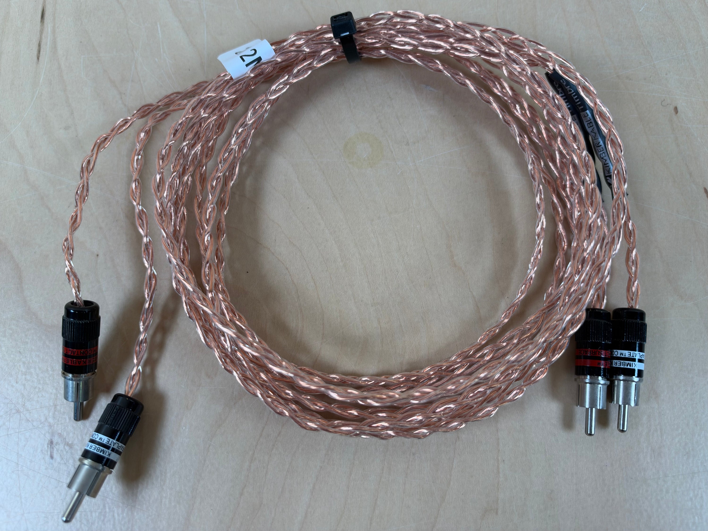 Kimber Kable Timbre RCA Interconnects 2 Meter Pair Ultraplate
