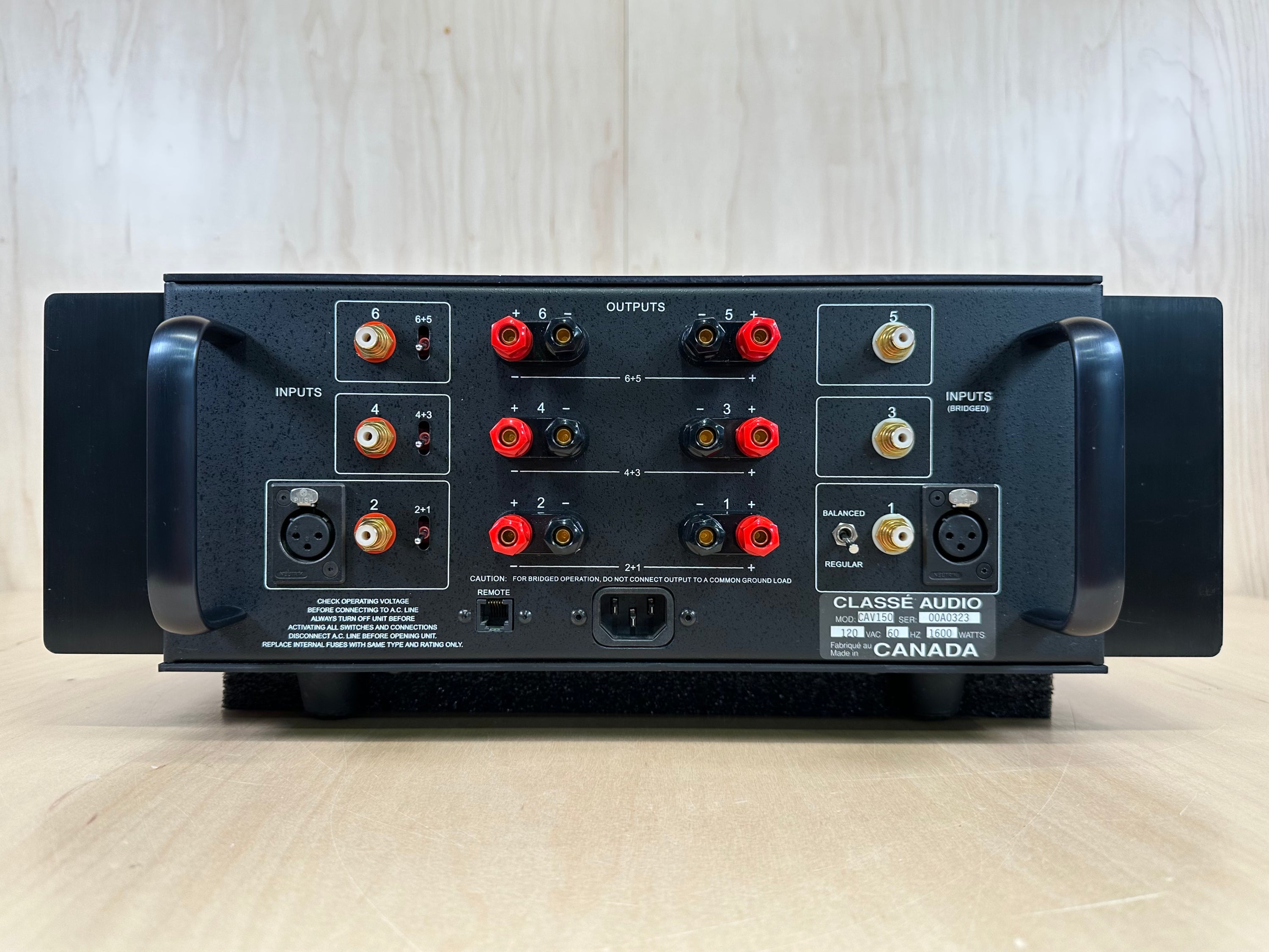 Classé Audio CAV 150 Six Channel Amplifier Fully Recapped/Serviced