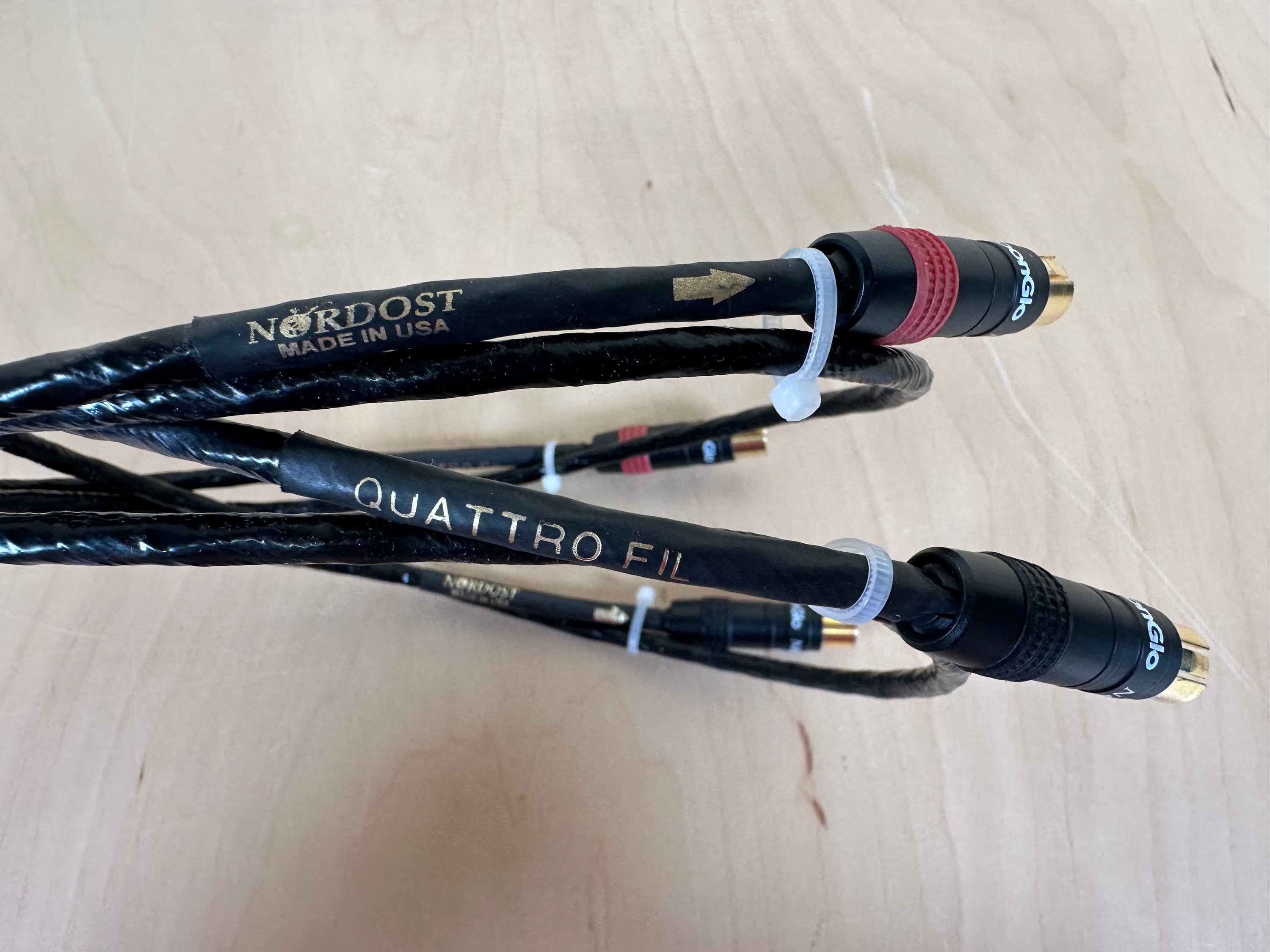 Nordost Quattro Fil 1 Meter RCA Cables