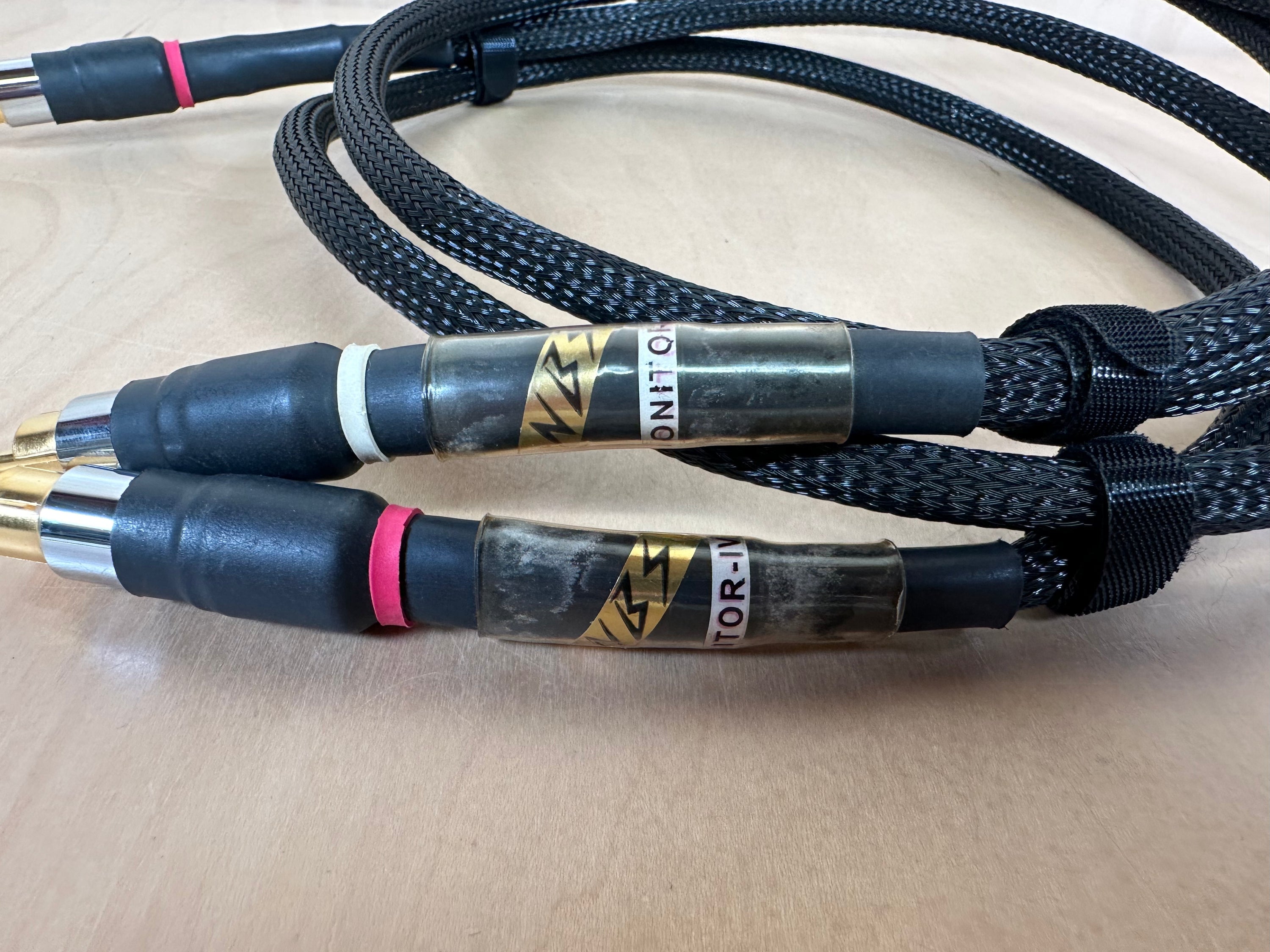 NBS Monitor IV RCA Interconnects 4'