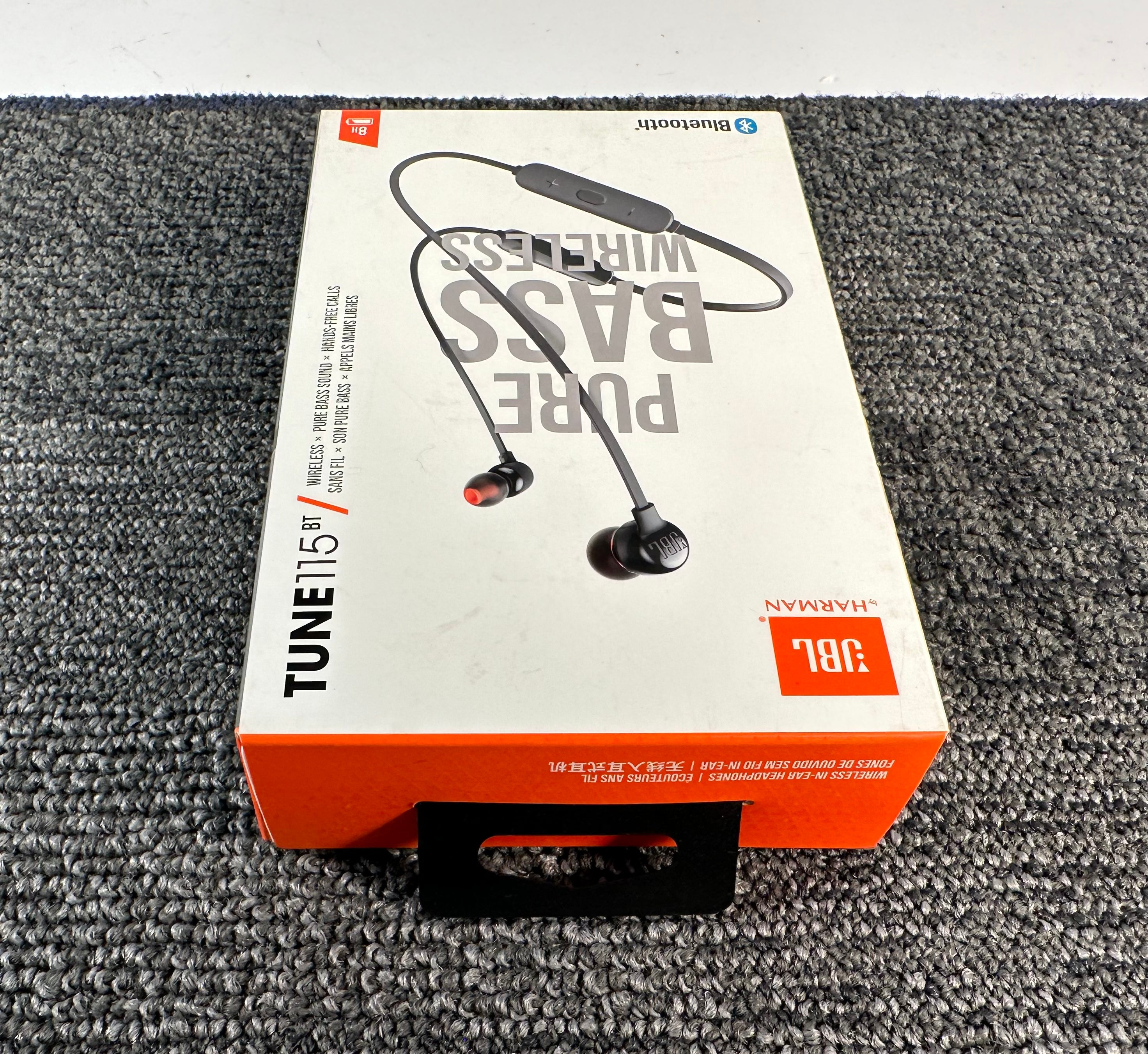 JBL Tune 115BT Wireless Headphones Black