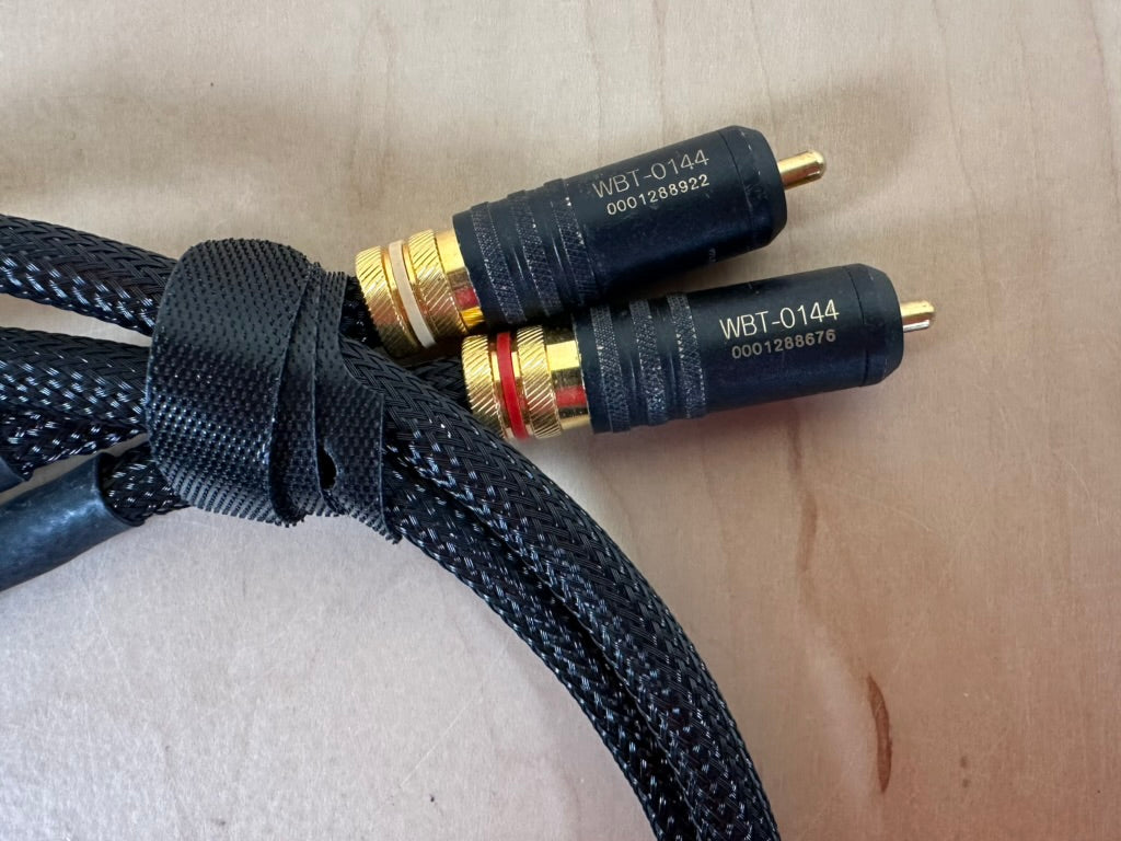 Kimber Kable HERO RCA Interconnects w/WBT-0144 plugs .5 meter PAIR