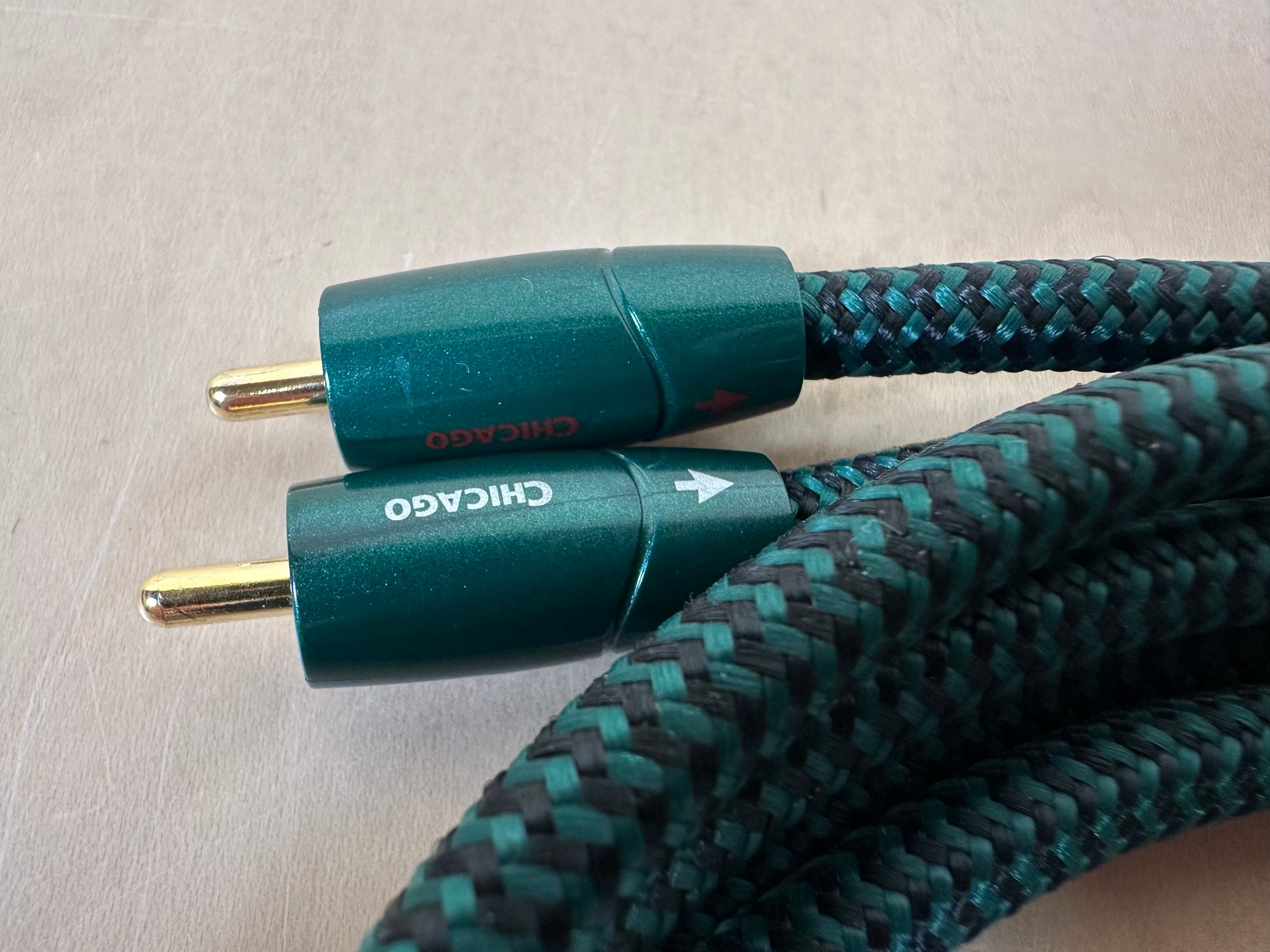 AudioQuest Chicago RCA Interconnects  1 Meter Pair