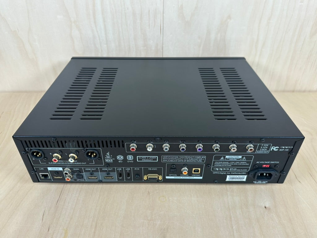 Oppo BDP-105 Blu-Ray SACD Player