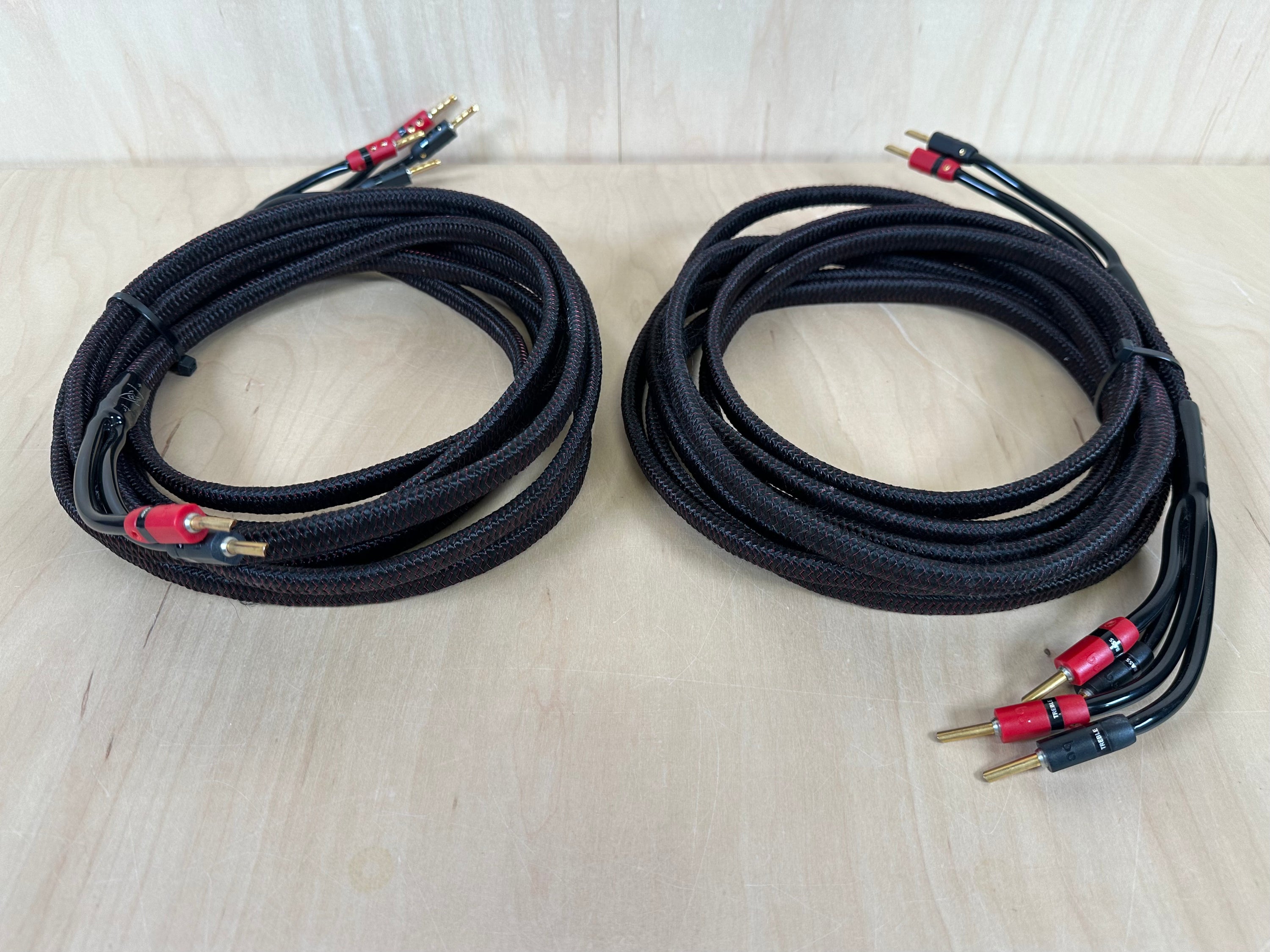 AudioQuest Rocket 33 Bi-Wire Speaker Cables with Banana Jacks 5 Meters