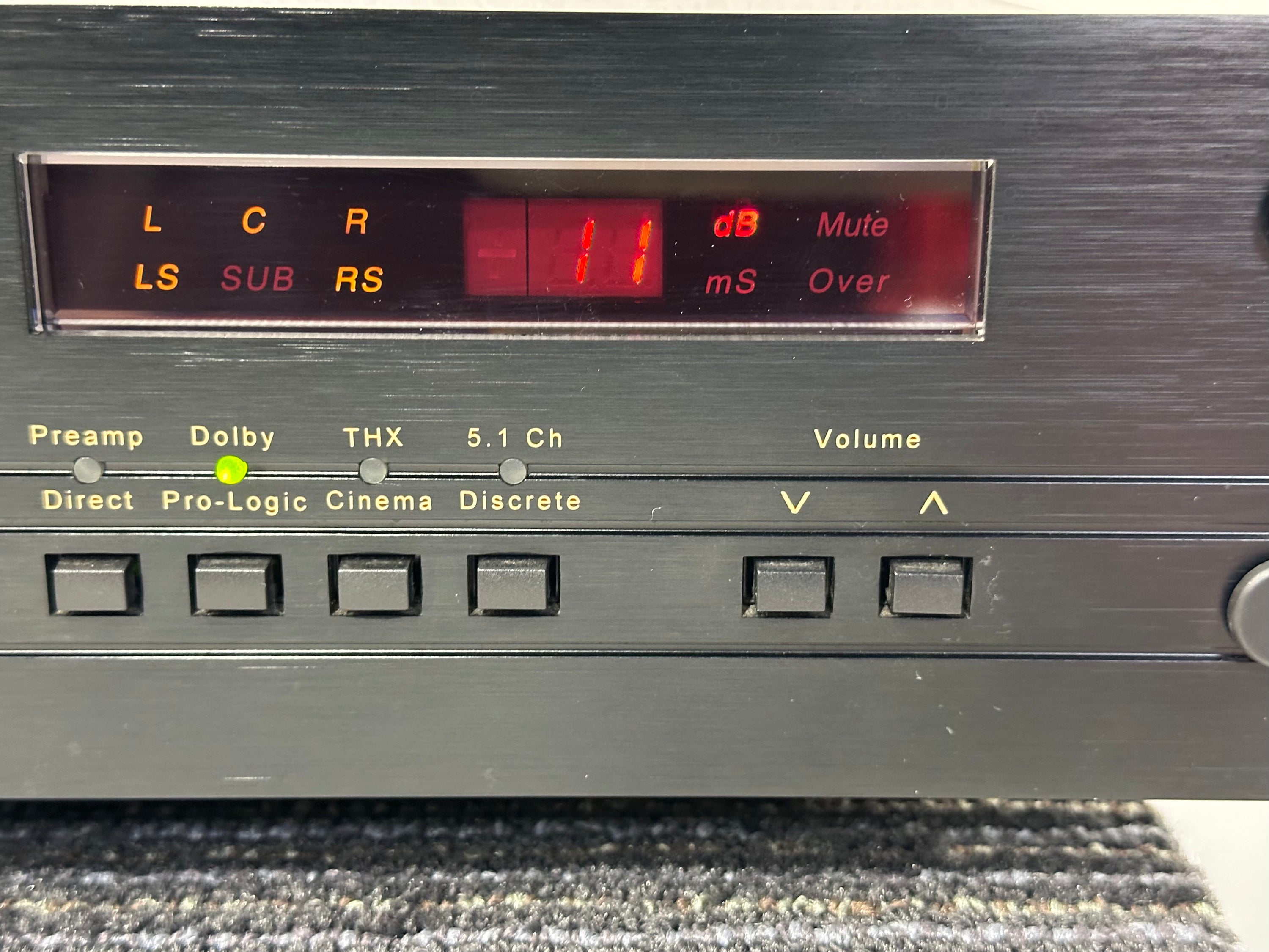 Parasound P/SP-1500 AV Processor/Preamplifier w/Original Remote