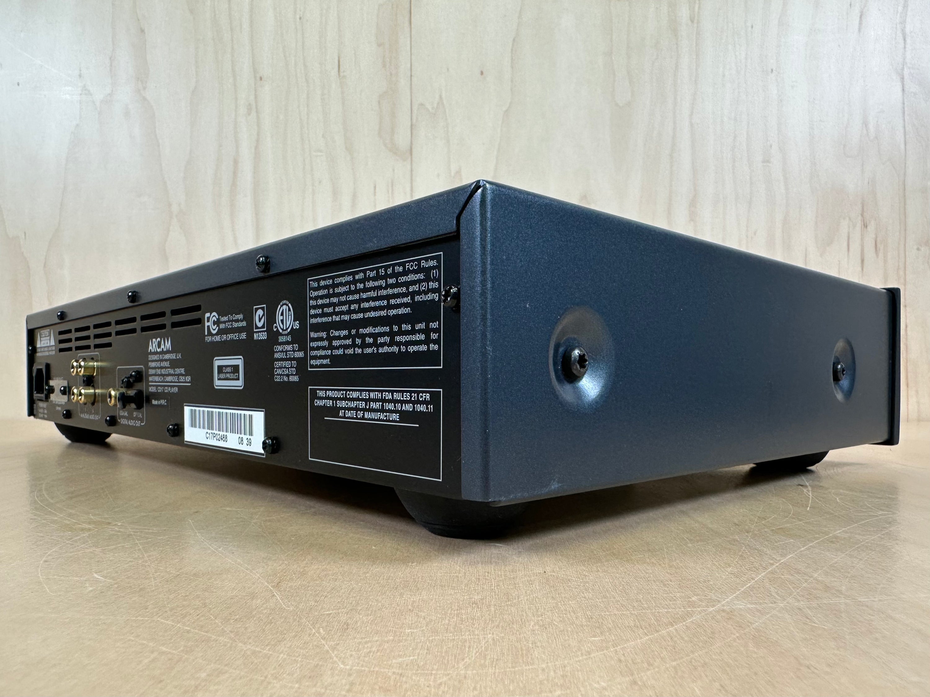 ARCAM FMJ CD17 Compact Disc Player 24 BIT DAC w/Remote
