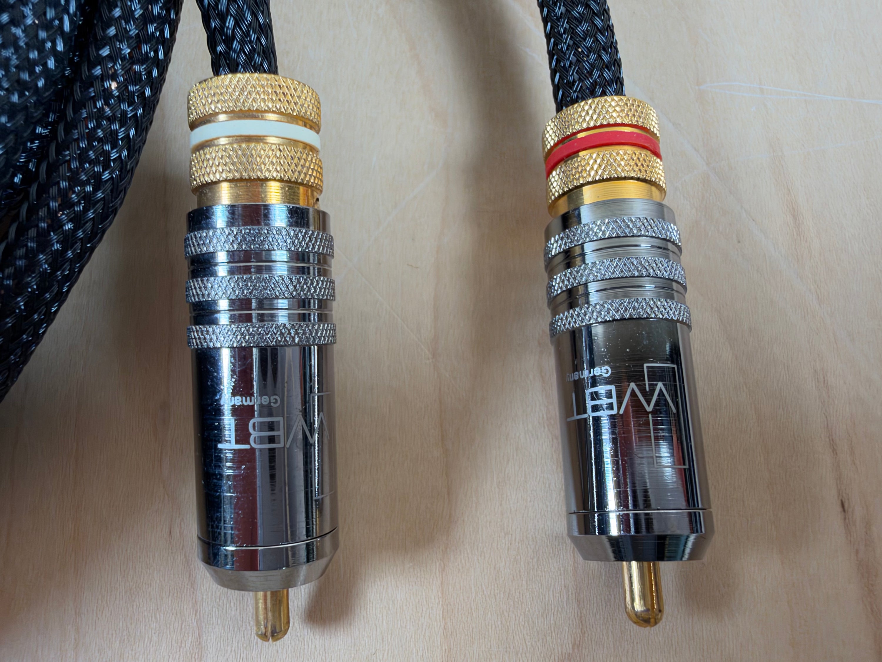 Kimber Kable Hero RCA Interconnects 6 Meter Pair w/WBT-0108 Fittings