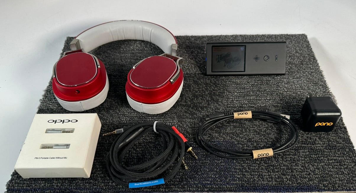 Oppo PM3 Planar Magnetic Headphones Pono Bundle w/Balanced Cable