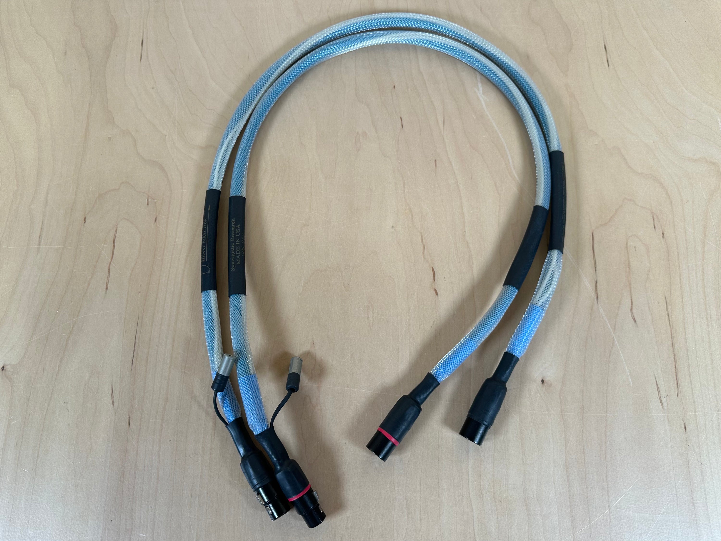 Synergistic Research Looking Glass Phase II XlR Interconnects 1 Meter Pair