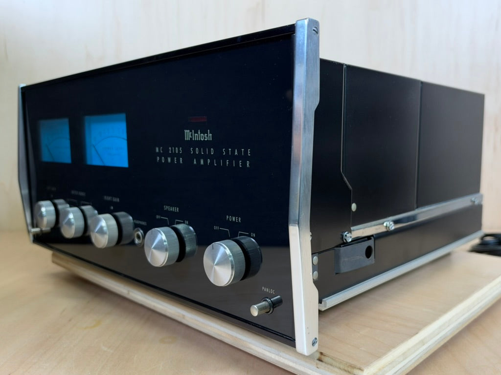 Mcintosh MC2105 Solid State Power Amplifier Serviced w/New Factory Box