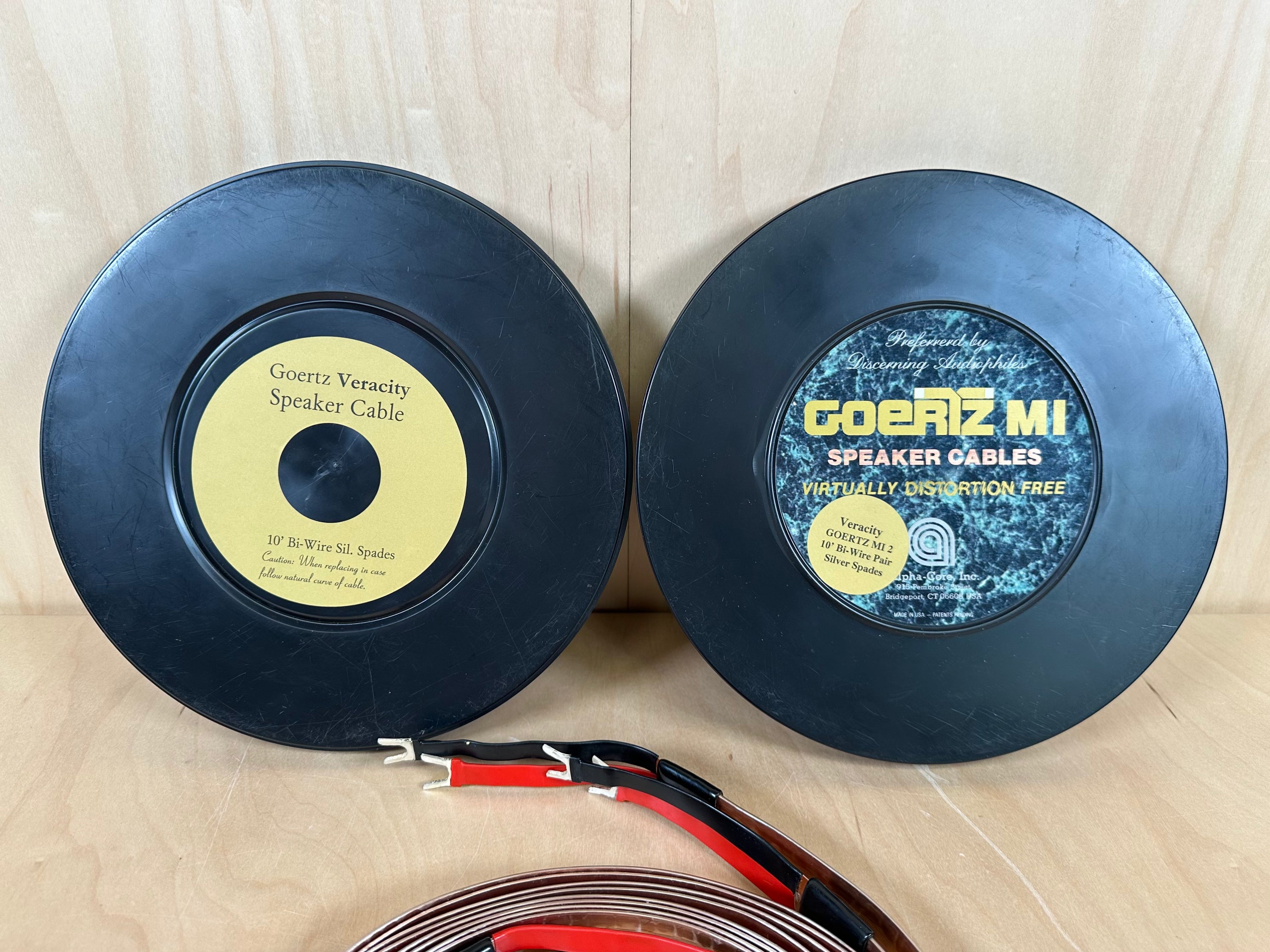 Alpha Core Goertz MI 2 Veracity Biwire Speaker Cable 10' Single w