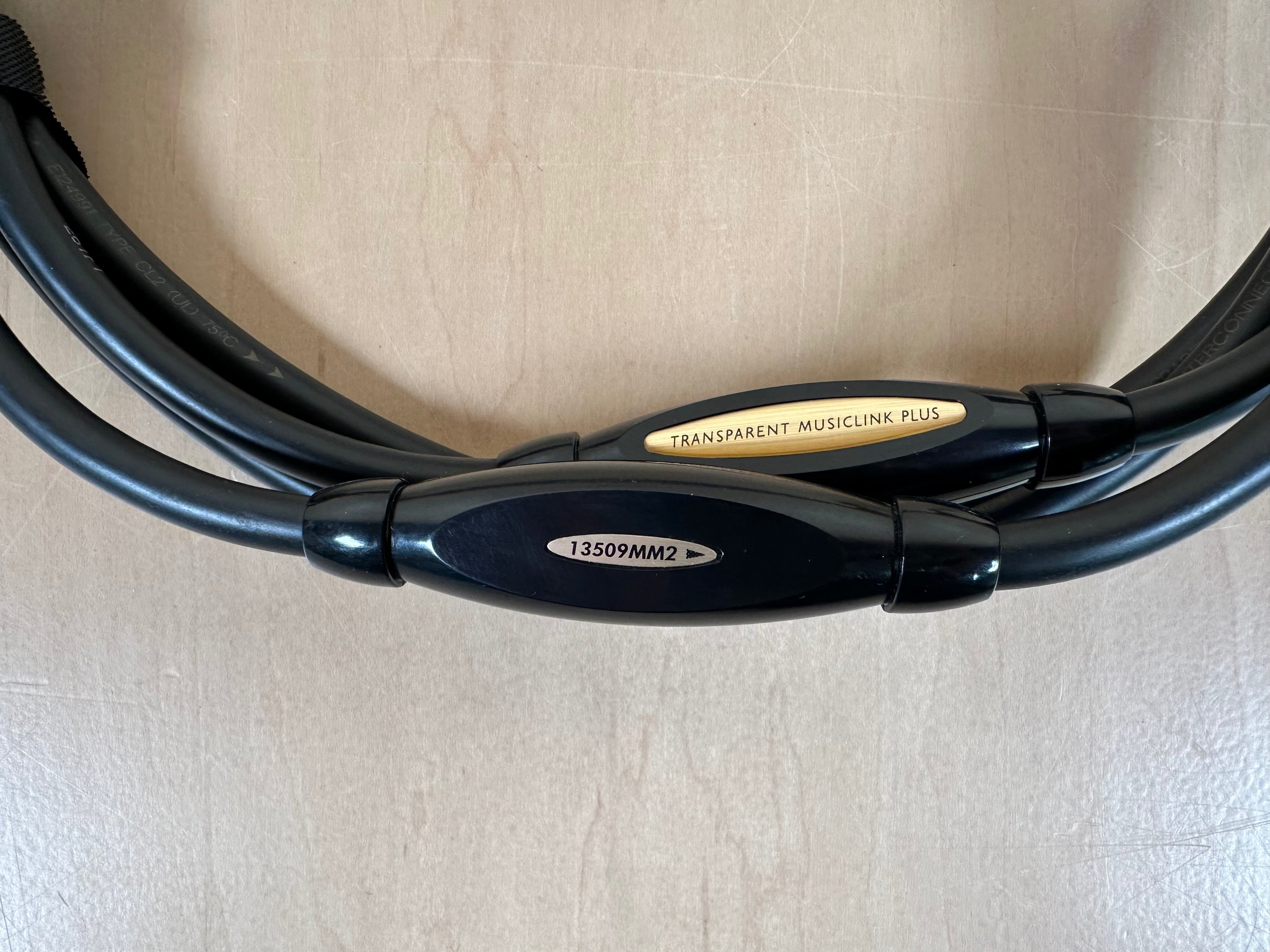 Transparent Audio Musiclink Plus MM2 RCA Interconnects 1 Meter