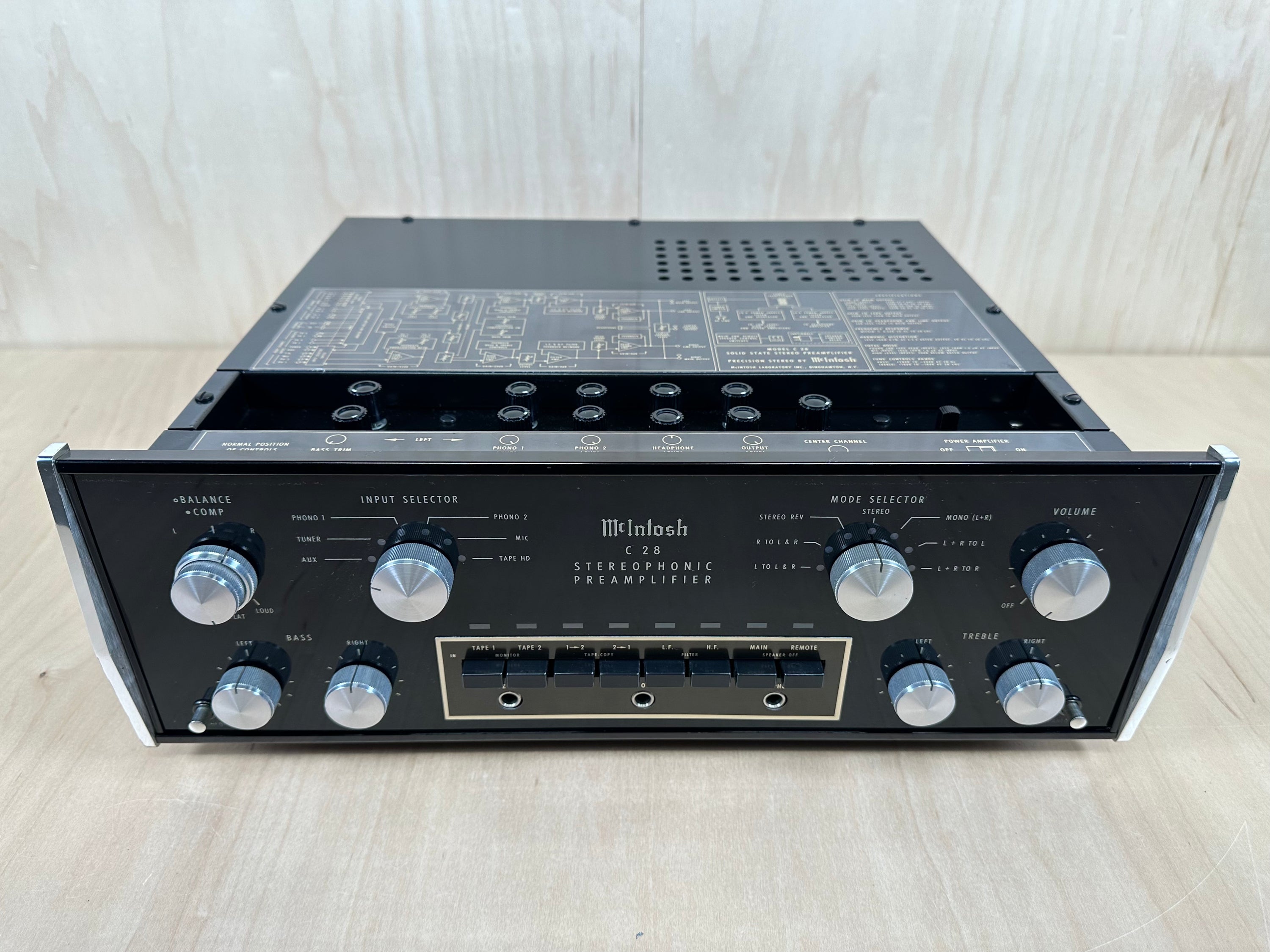 Mcintosh C28 Preamplifier Serviced w/New Factory Box