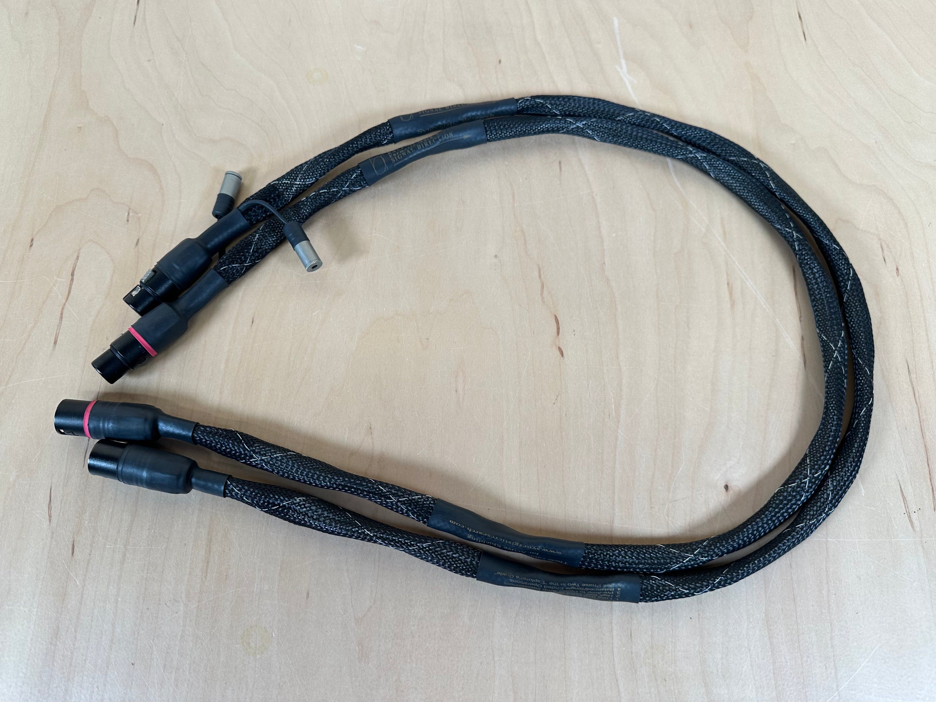 Synergistic Research Kaleidoscope Phase II 1 Meter XLR Interconnects w/Active Shielding PS