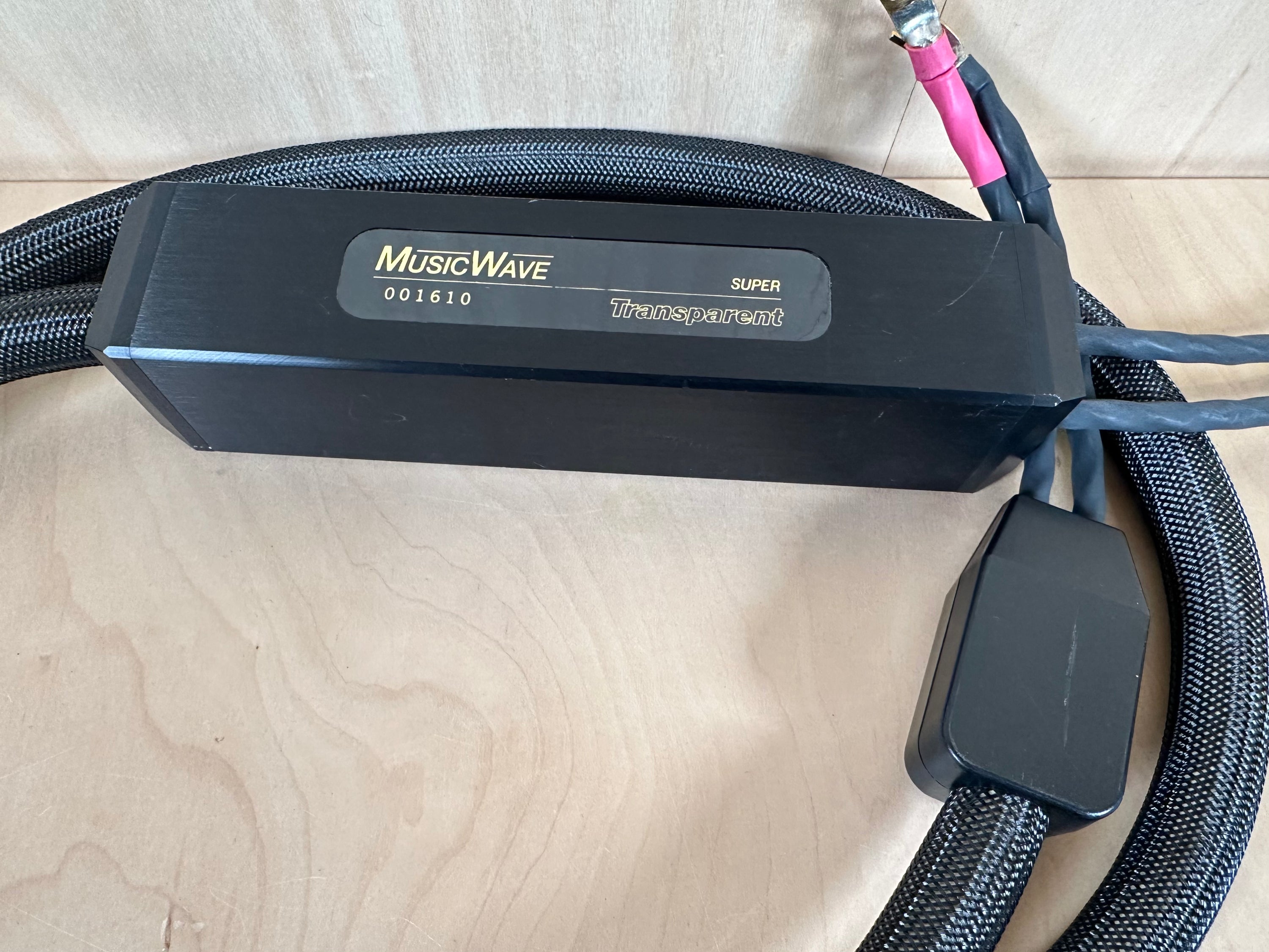 Transparent Audio Musicwave Super 8' Speaker Cables w/Spade Connectors