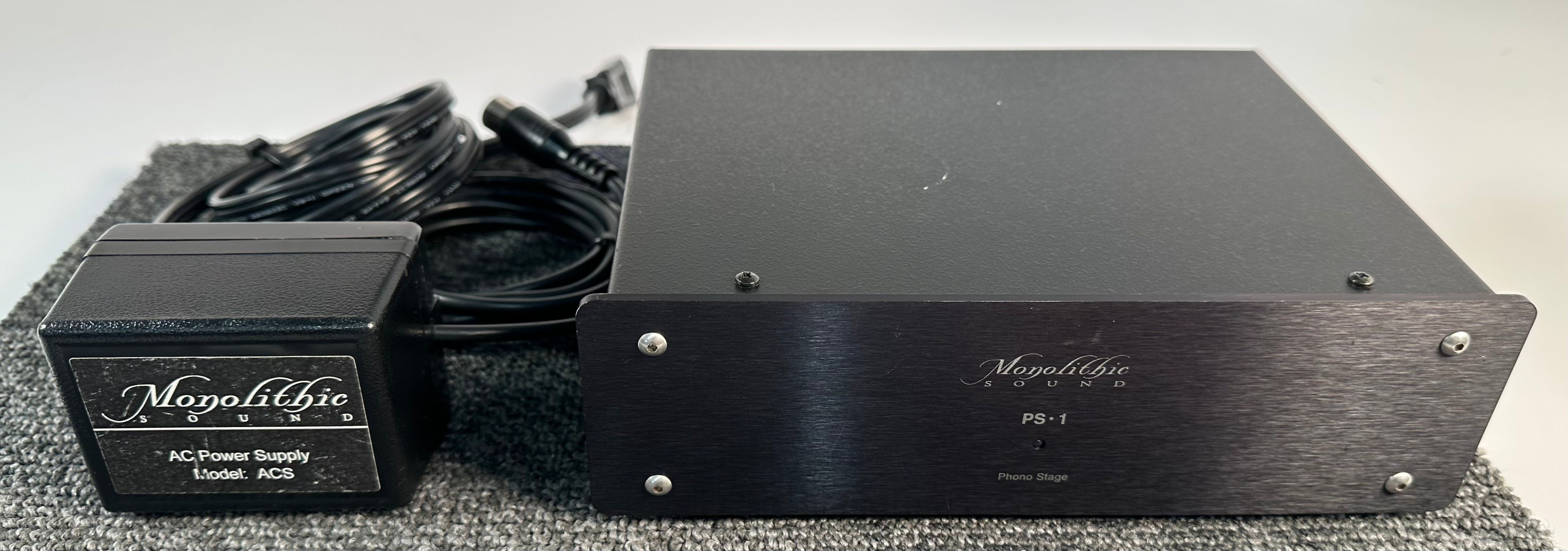 Monolithic Sound PS1 Phono Stage w/ACS Power Supply  			