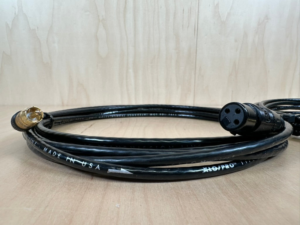 XLO/PRO 102 XLR to RCA Interconnects 5 Meters Factory Custom