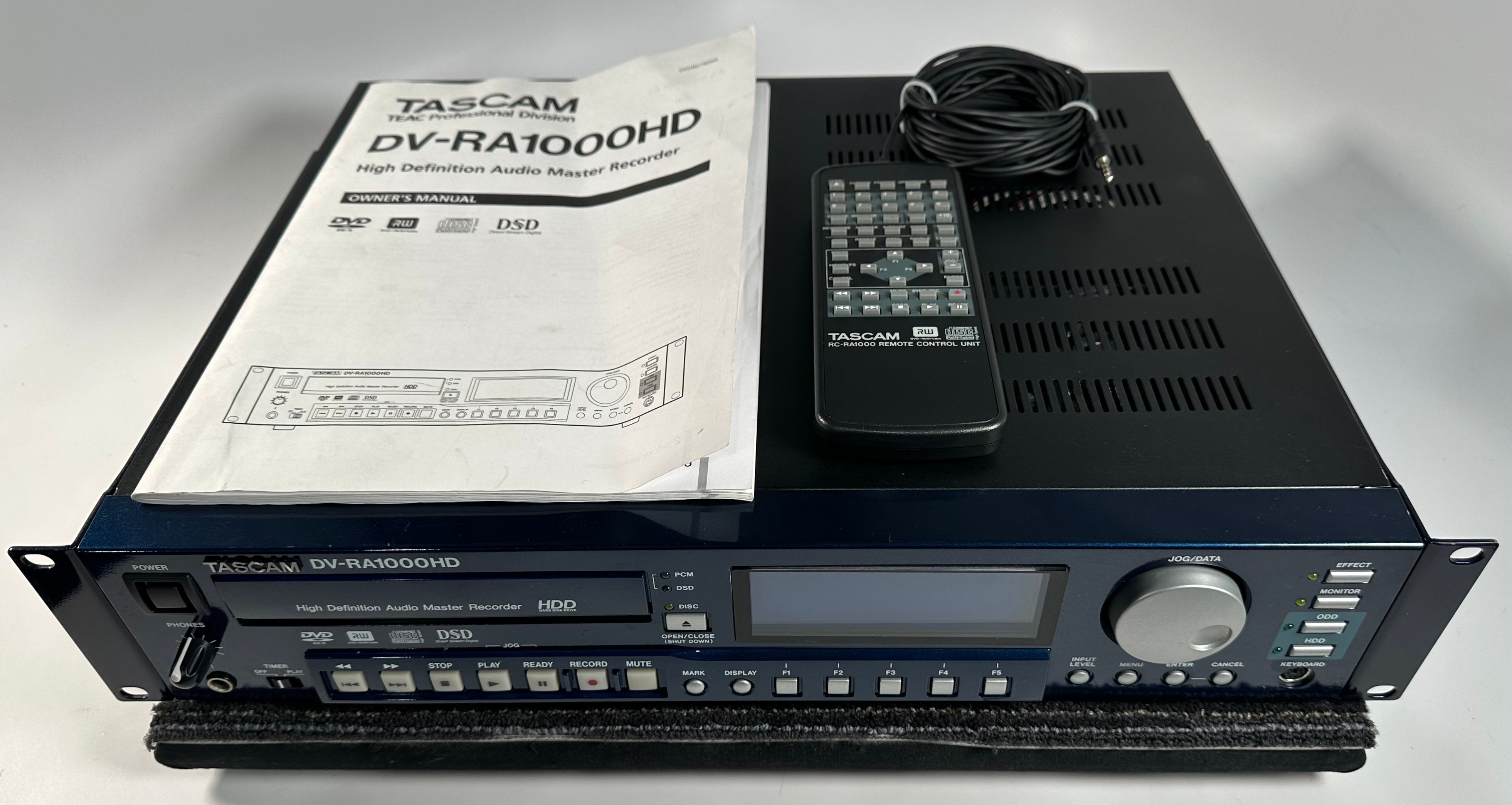 TASCAM DV-RA1000HD High-Definition Digital Audio Master Recorder w 